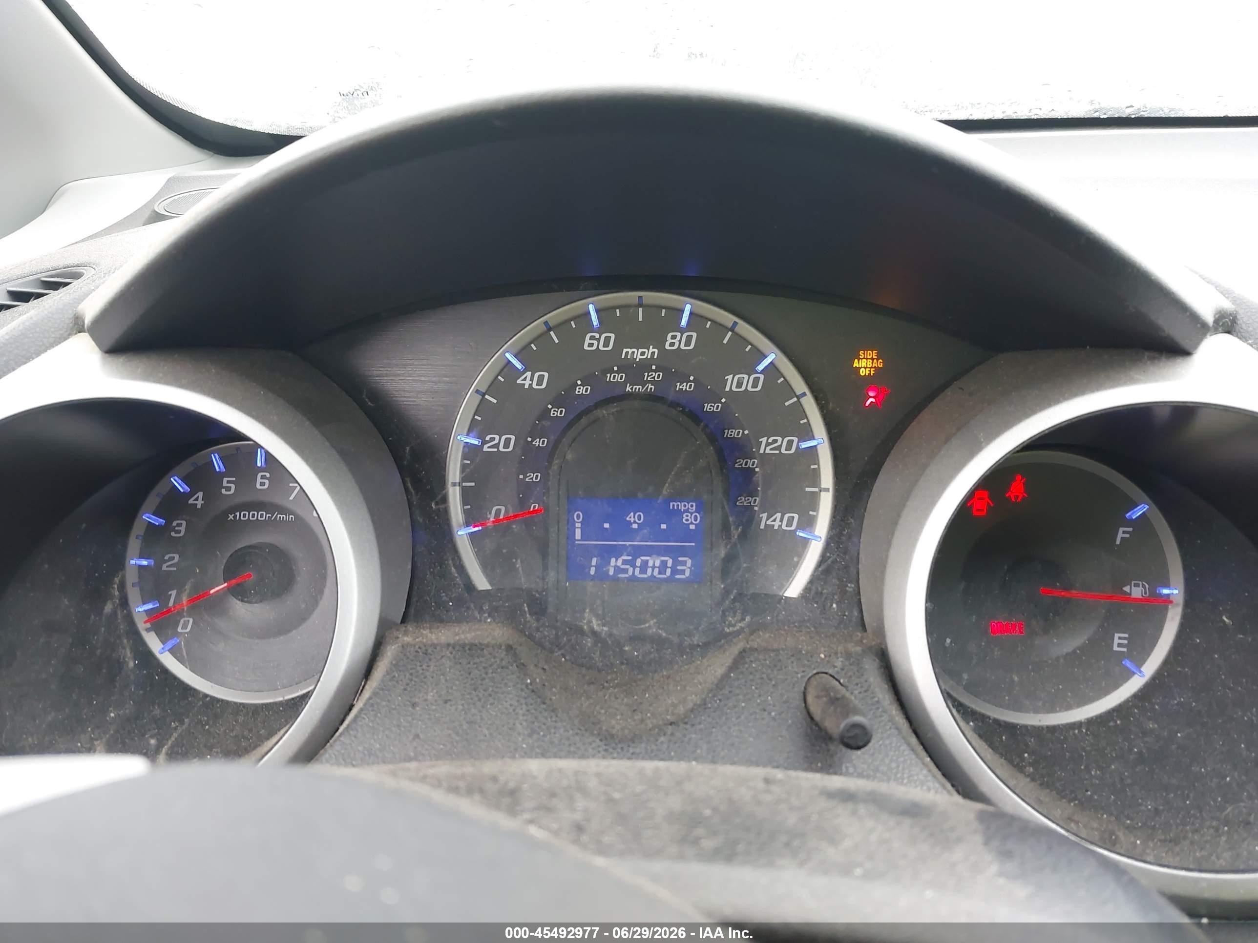 2010 Honda Fit Sport White vin: JHMGE8G40AC017774