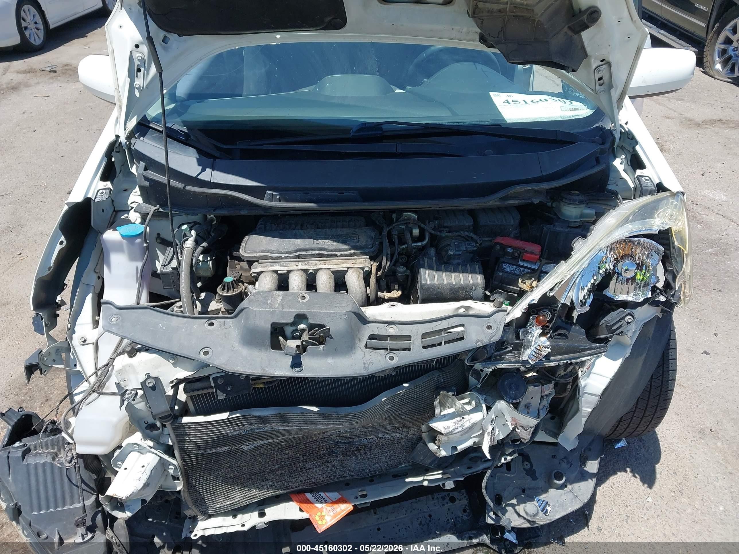 2010 Honda Fit Sport Белый vin: JHMGE8G40AS006473