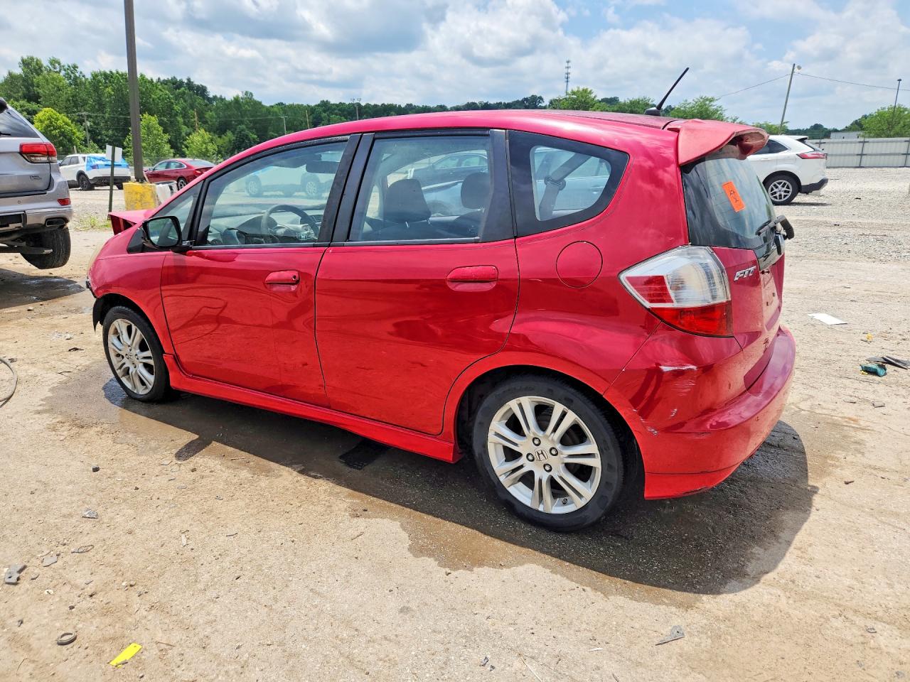 2010 Honda Fit Sport Red vin: JHMGE8G41AC002426