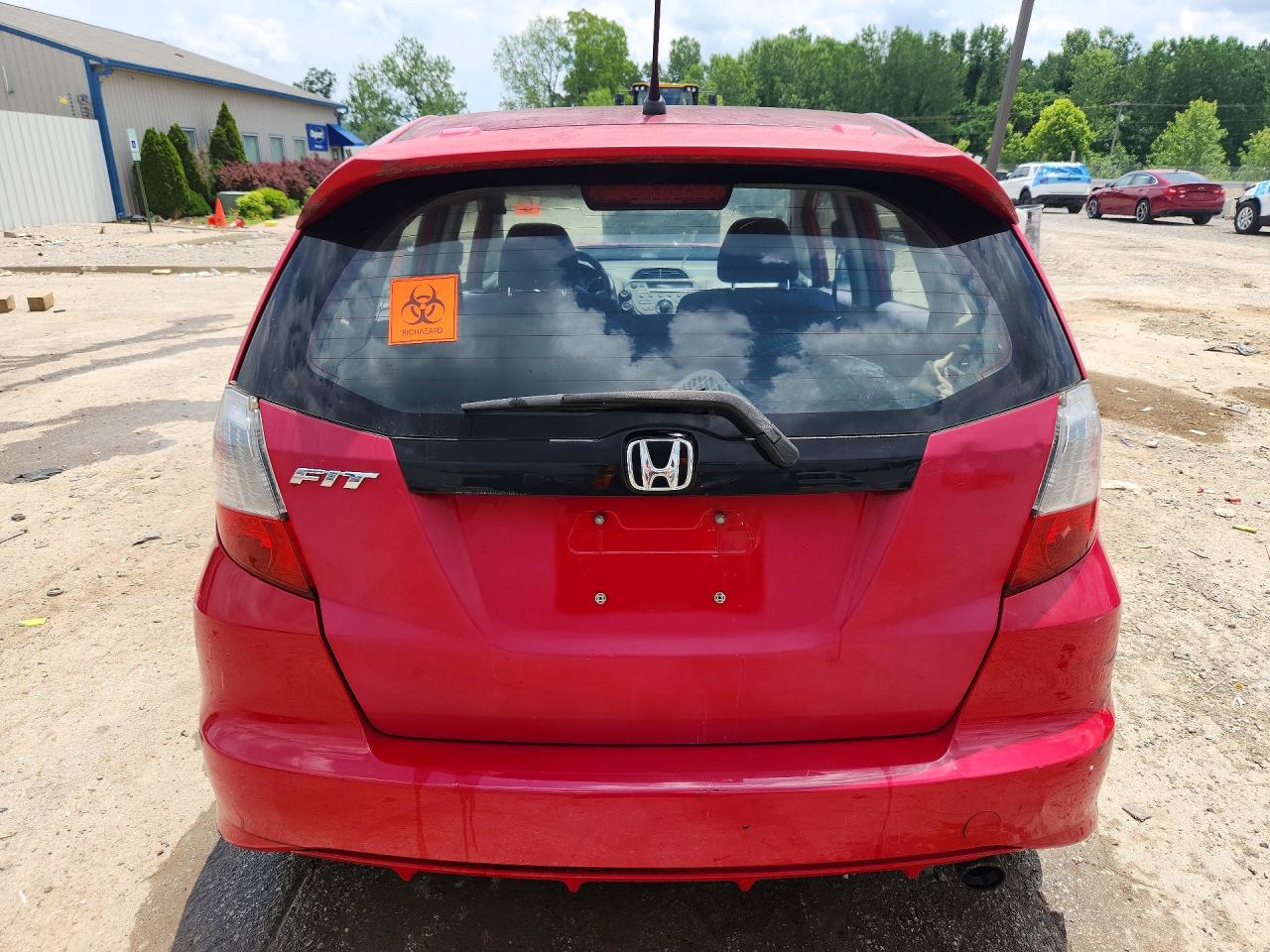 2010 Honda Fit Sport Red vin: JHMGE8G41AC002426