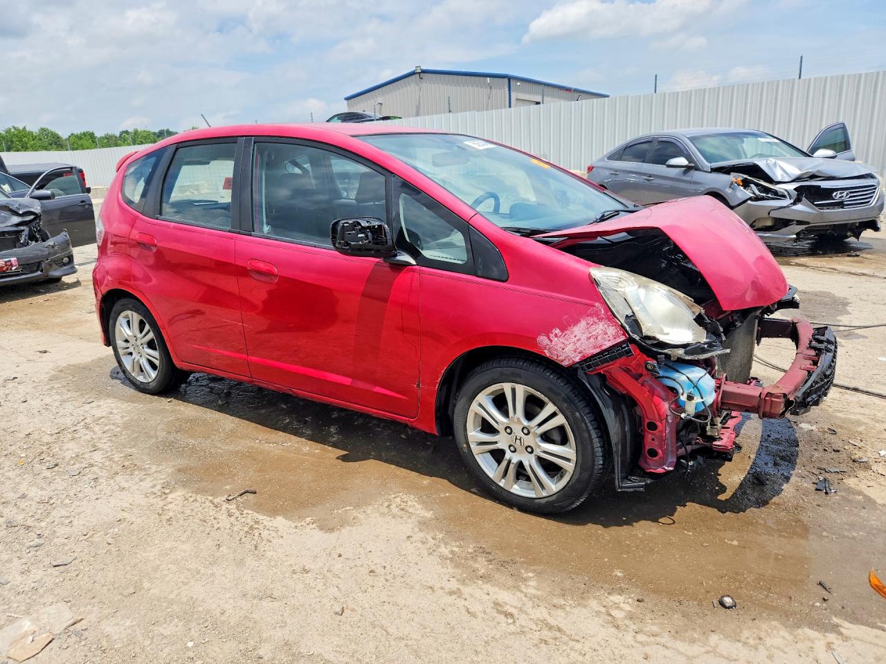 2010 Honda Fit Sport Red vin: JHMGE8G41AC002426