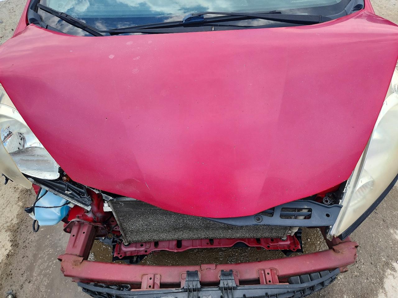 2010 Honda Fit Sport Red vin: JHMGE8G41AC002426