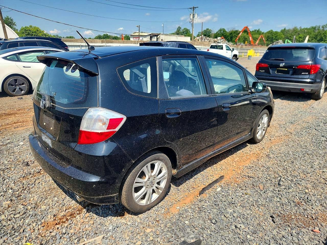 2010 Honda Fit Sport Black vin: JHMGE8G42AC002712