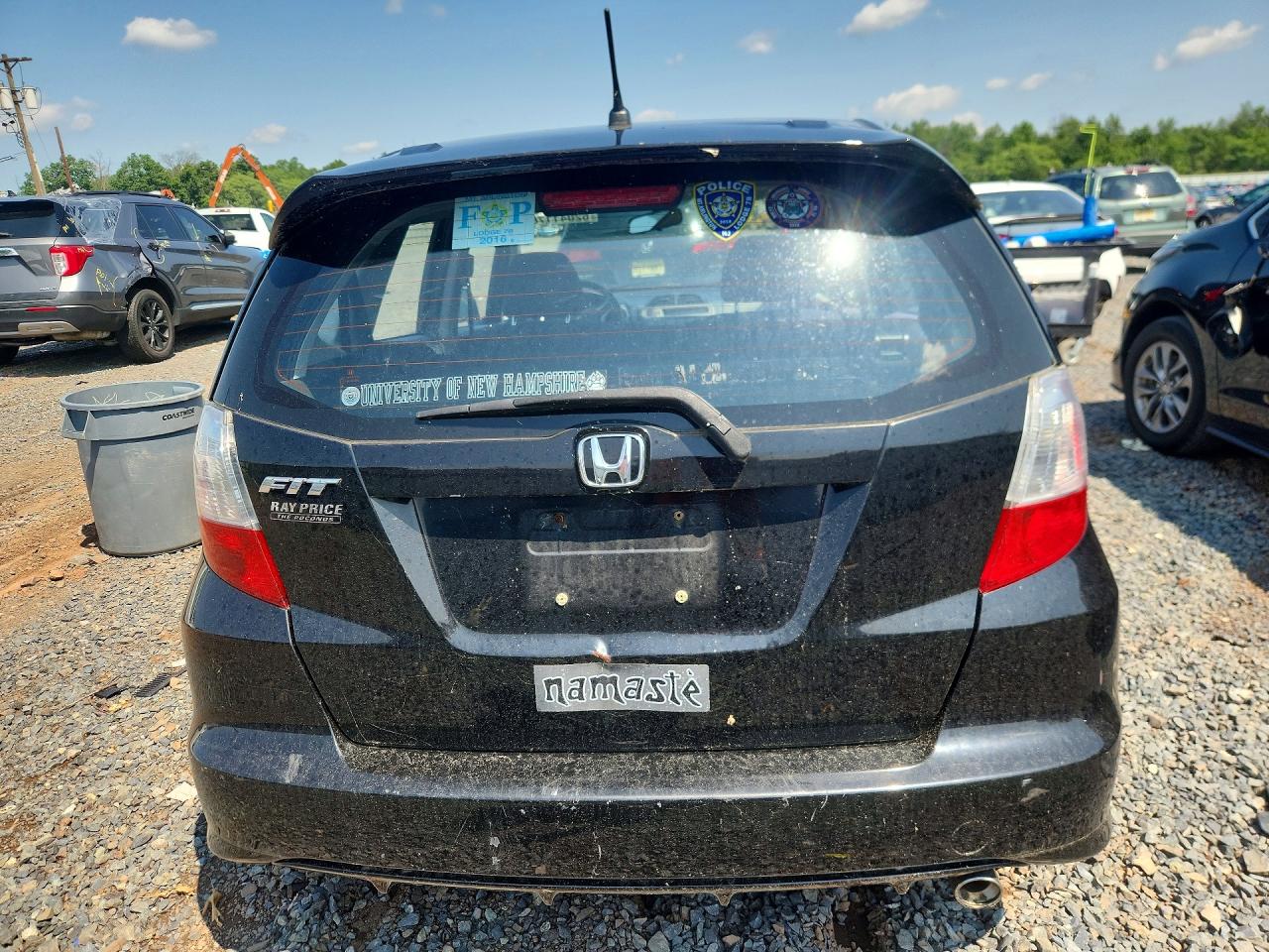2010 Honda Fit Sport Black vin: JHMGE8G42AC002712