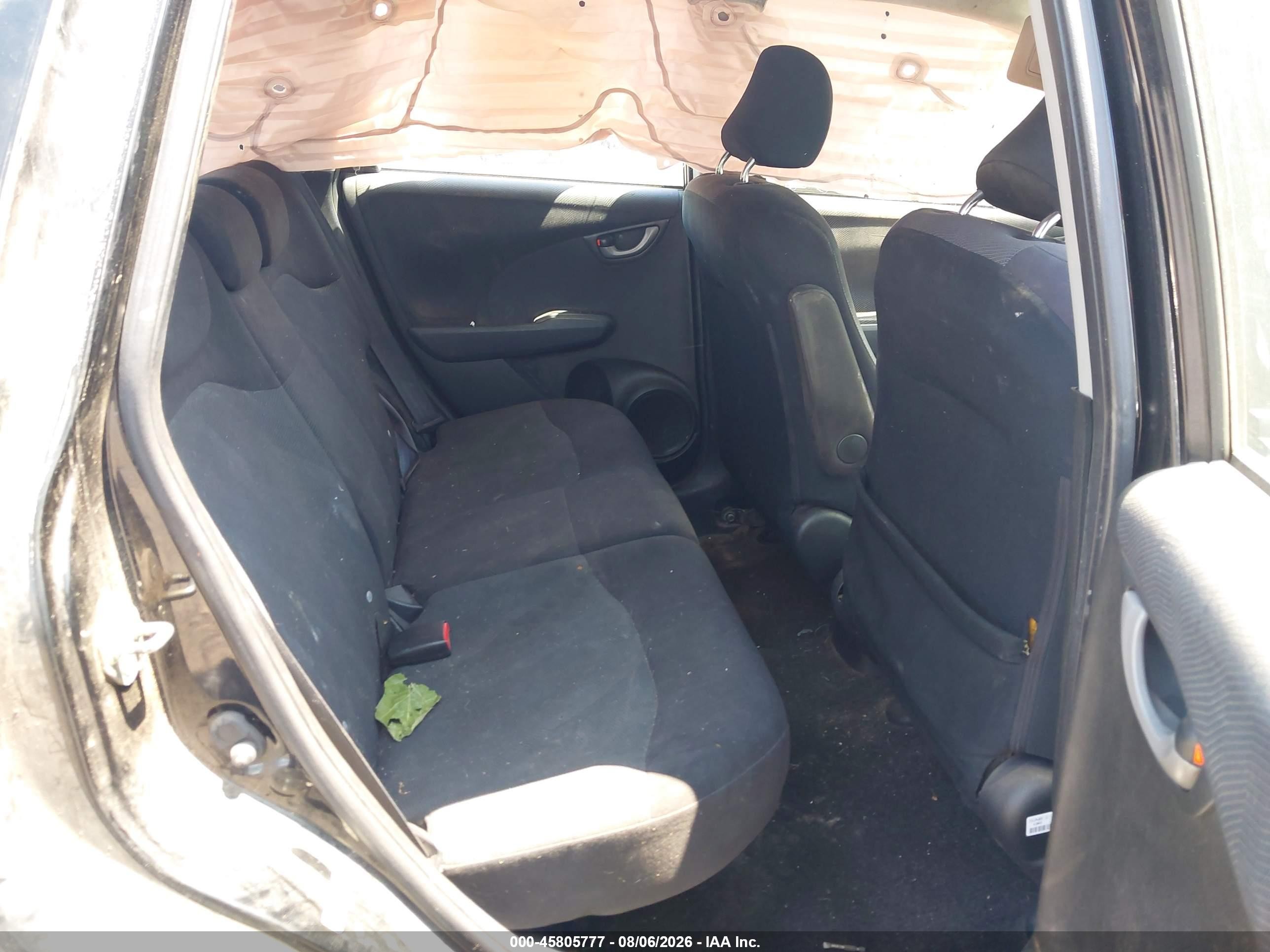 2010 Honda Fit Sport Black vin: JHMGE8G42AS015174
