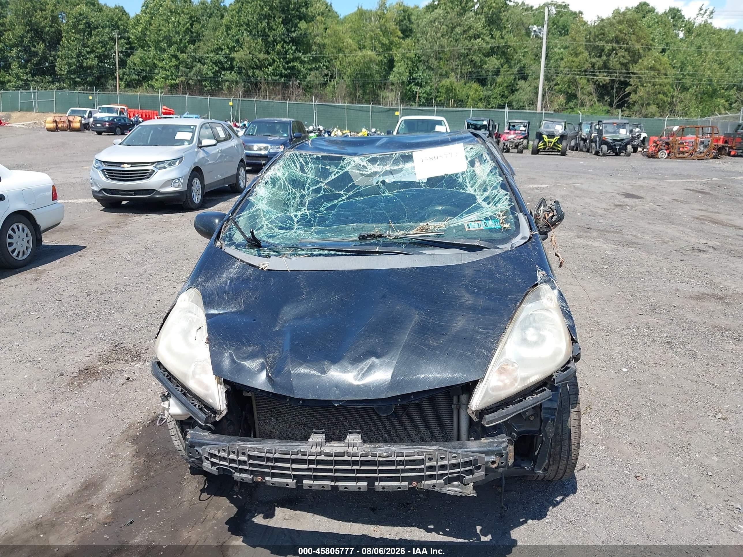 2010 Honda Fit Sport Black vin: JHMGE8G42AS015174