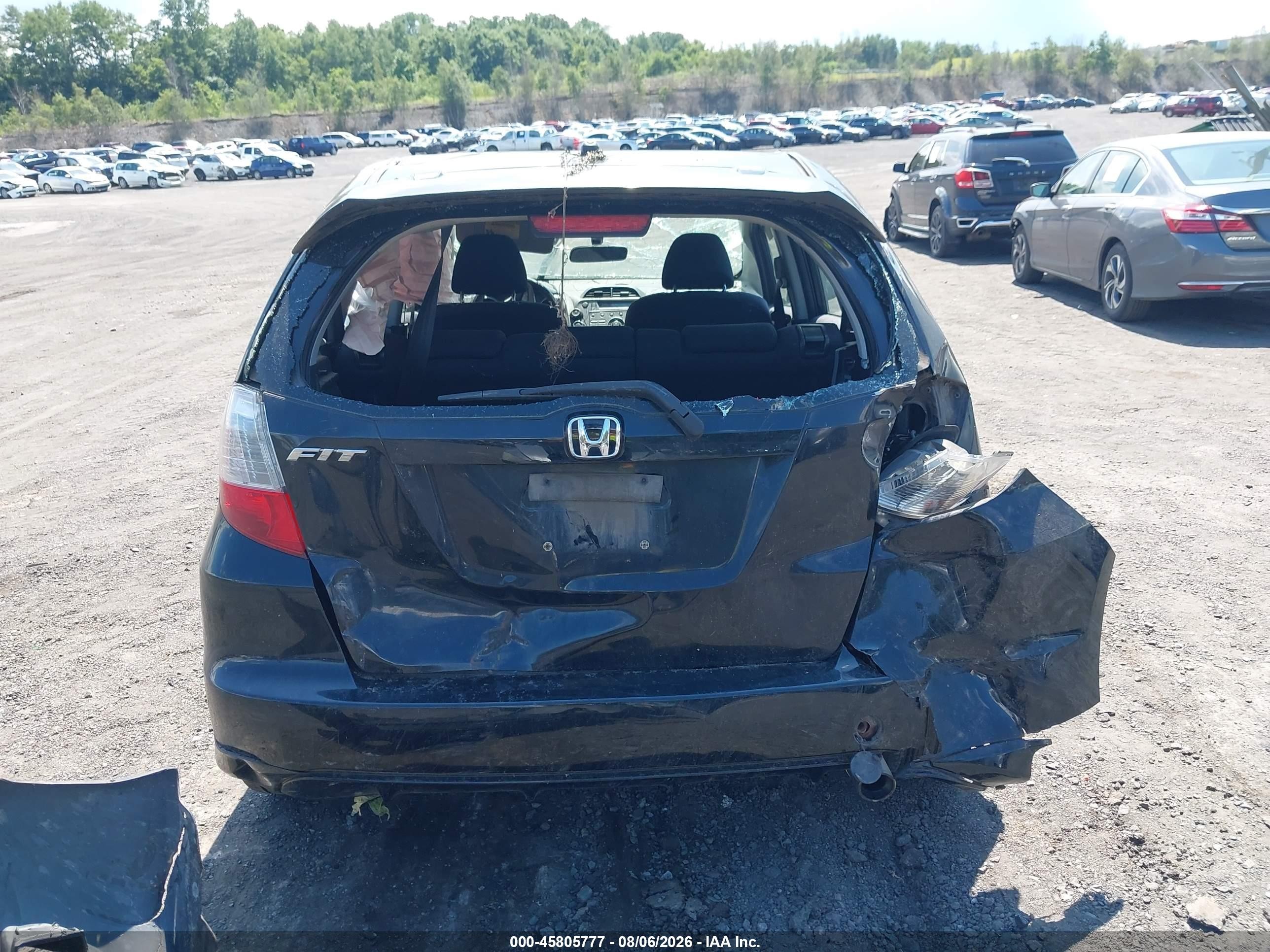 2010 Honda Fit Sport Black vin: JHMGE8G42AS015174