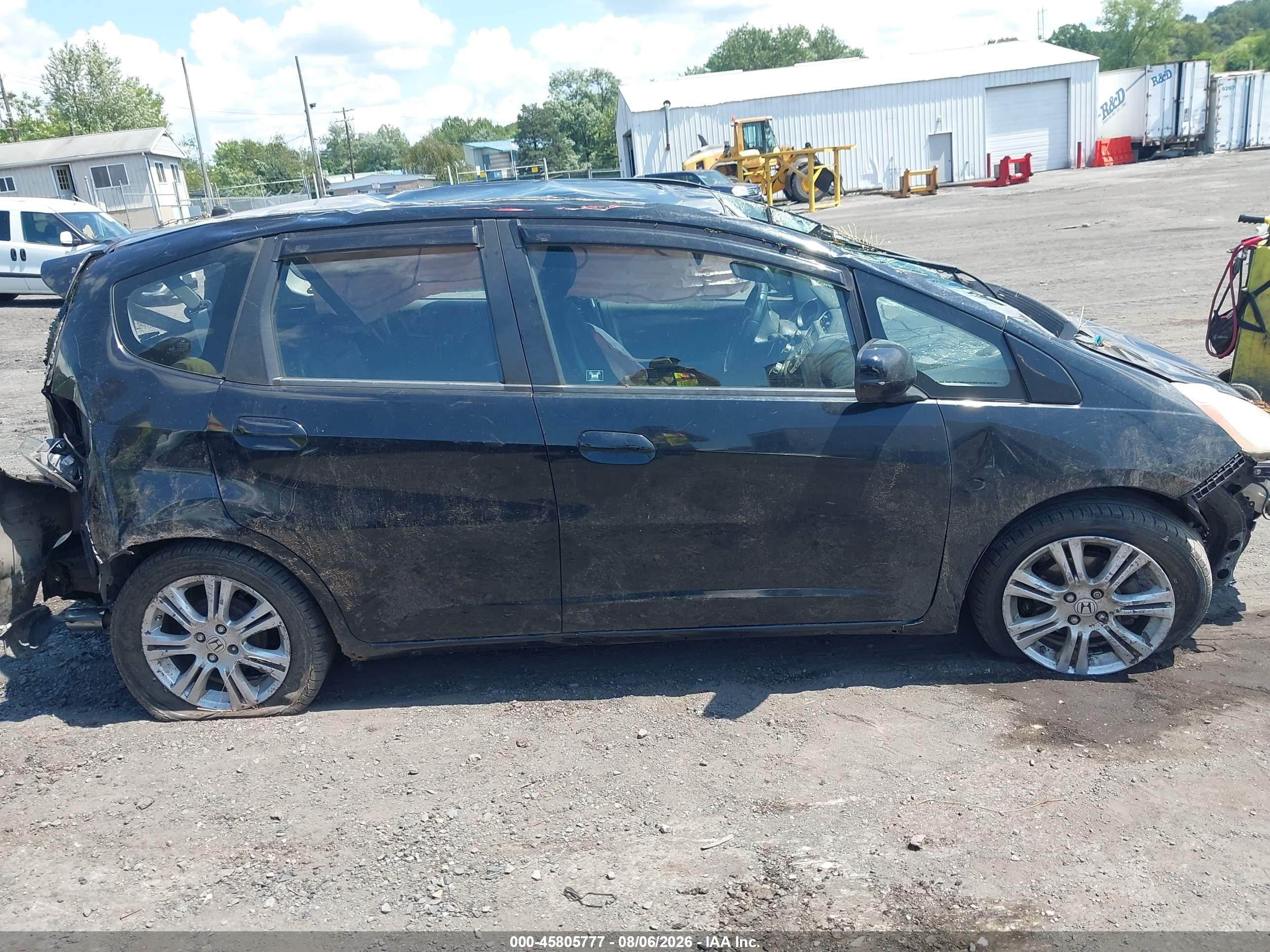 2010 Honda Fit Sport Black vin: JHMGE8G42AS015174