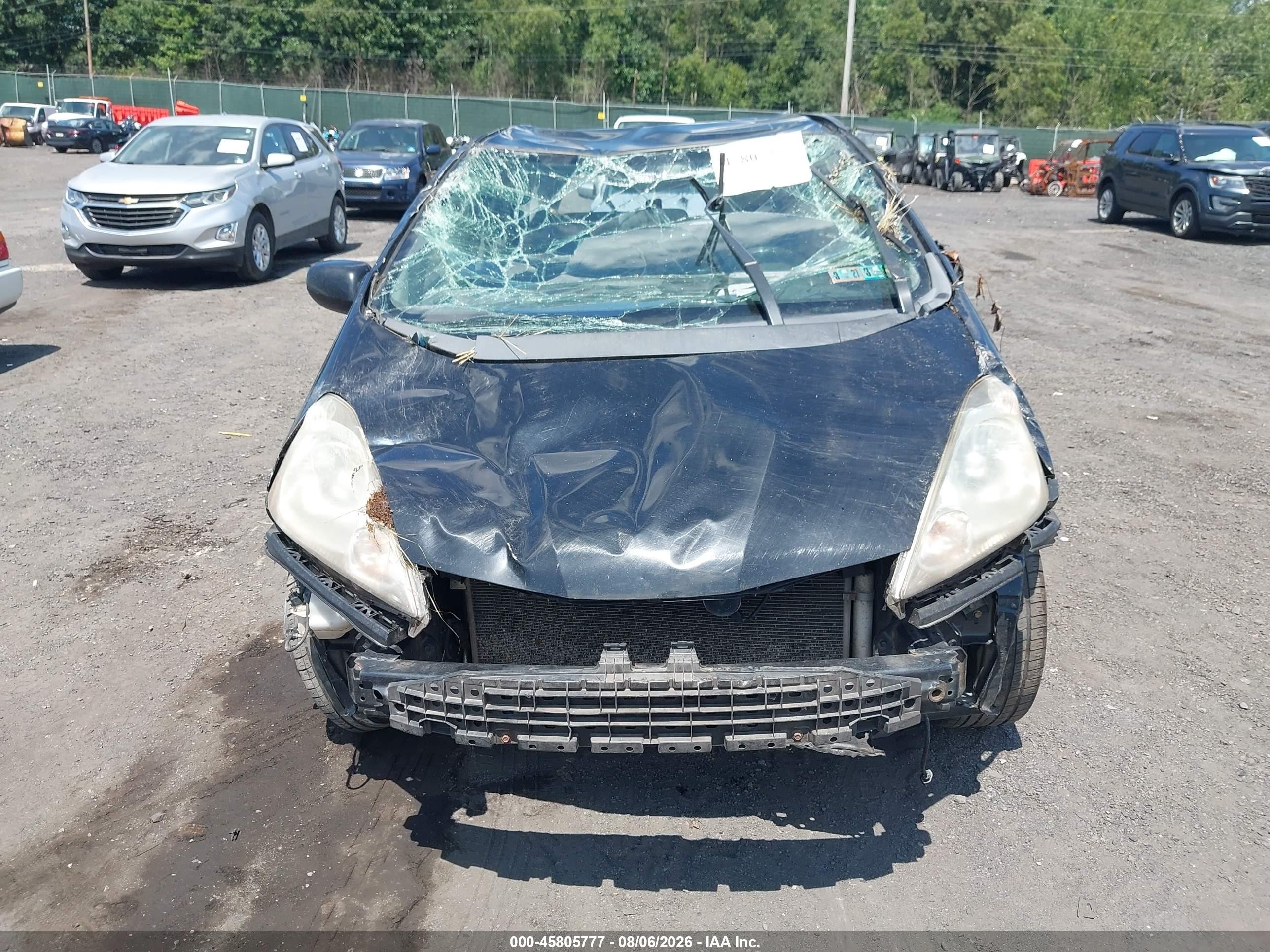 2010 Honda Fit Sport Black vin: JHMGE8G42AS015174