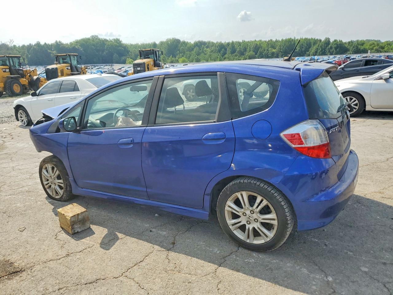 2010 Honda Fit Sport Blue vin: JHMGE8G43AS009111