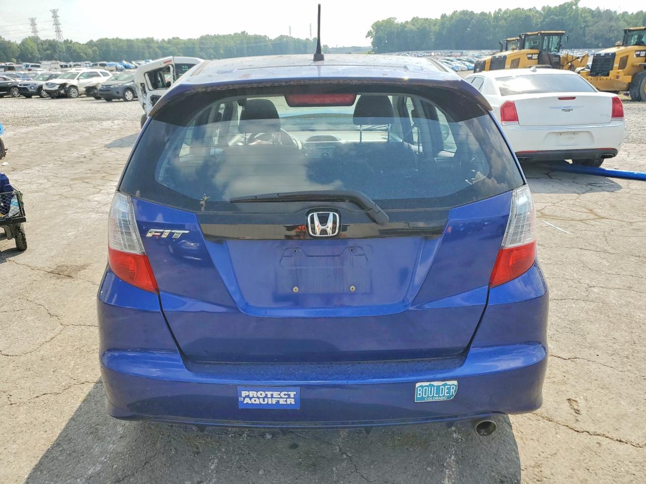 2010 Honda Fit Sport Blue vin: JHMGE8G43AS009111