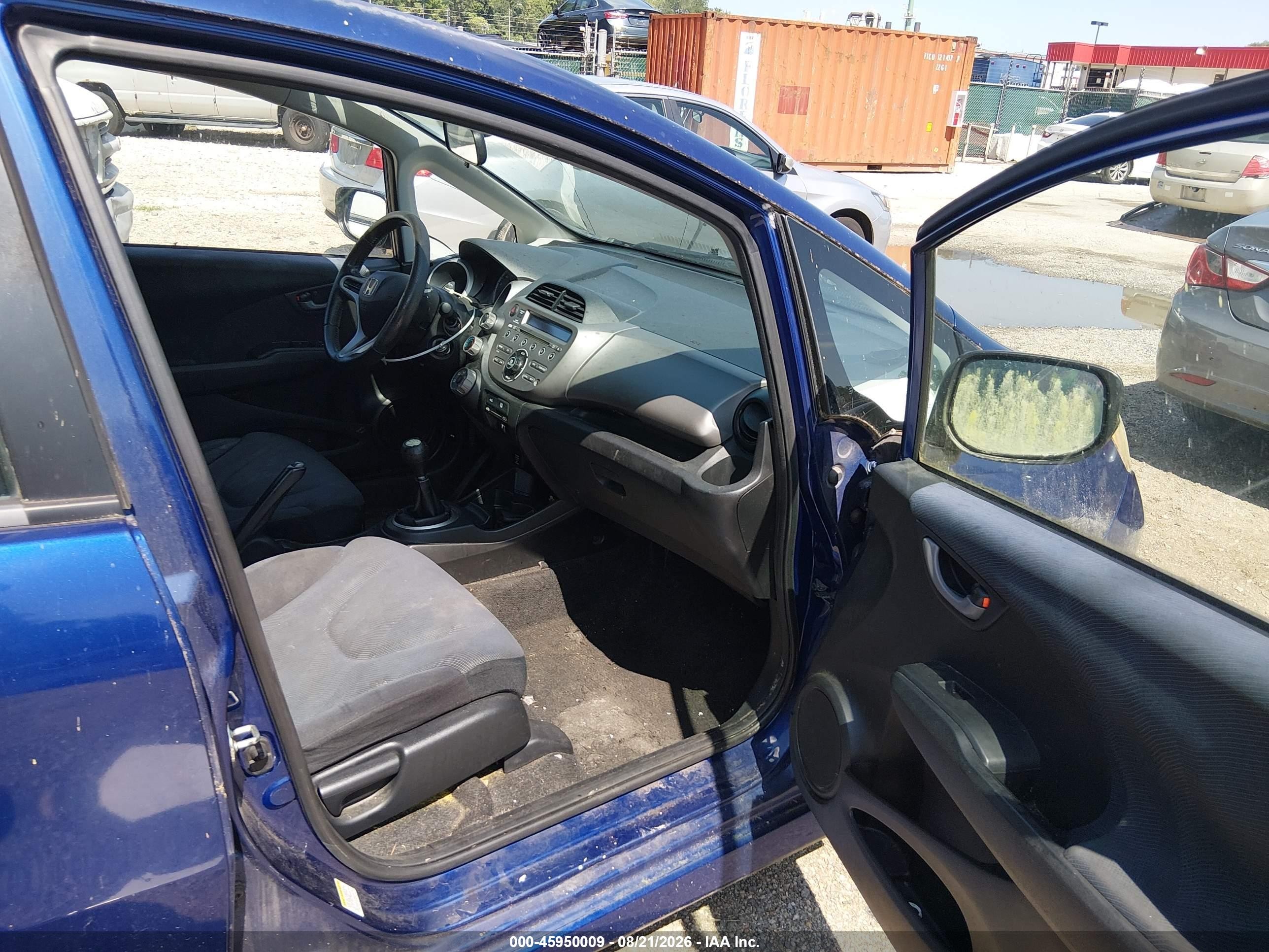2010 Honda Fit Sport Blue vin: JHMGE8G43AS026426