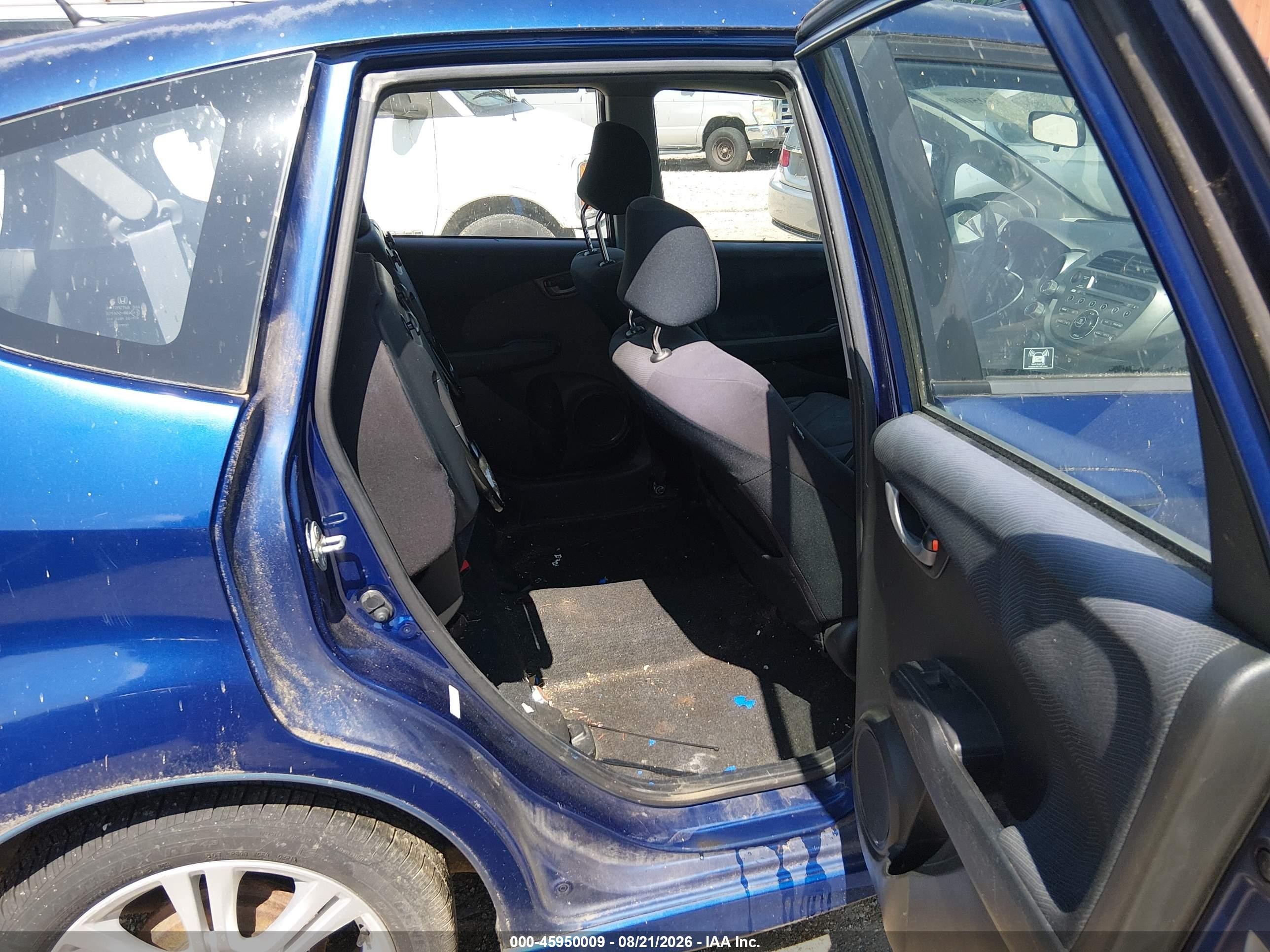 2010 Honda Fit Sport Blue vin: JHMGE8G43AS026426