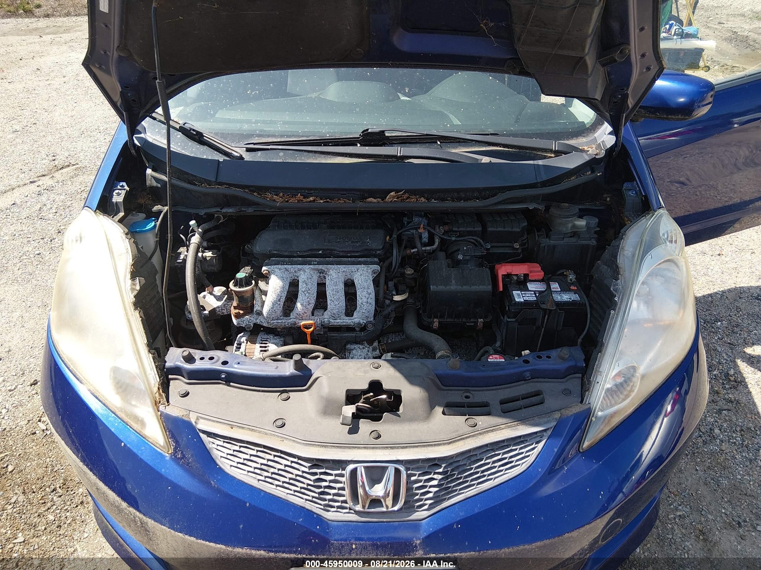 2010 Honda Fit Sport Blue vin: JHMGE8G43AS026426