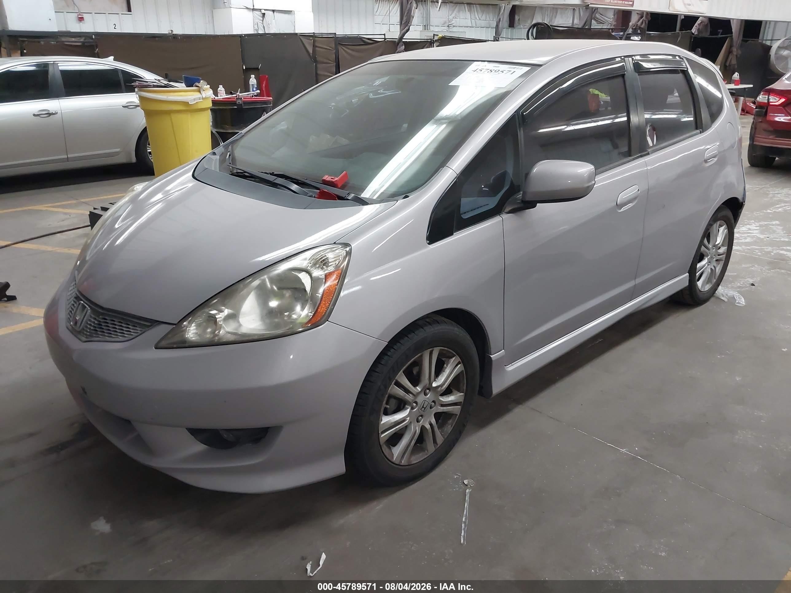 2010 Honda Fit Sport Pewter vin: JHMGE8G45AS027741