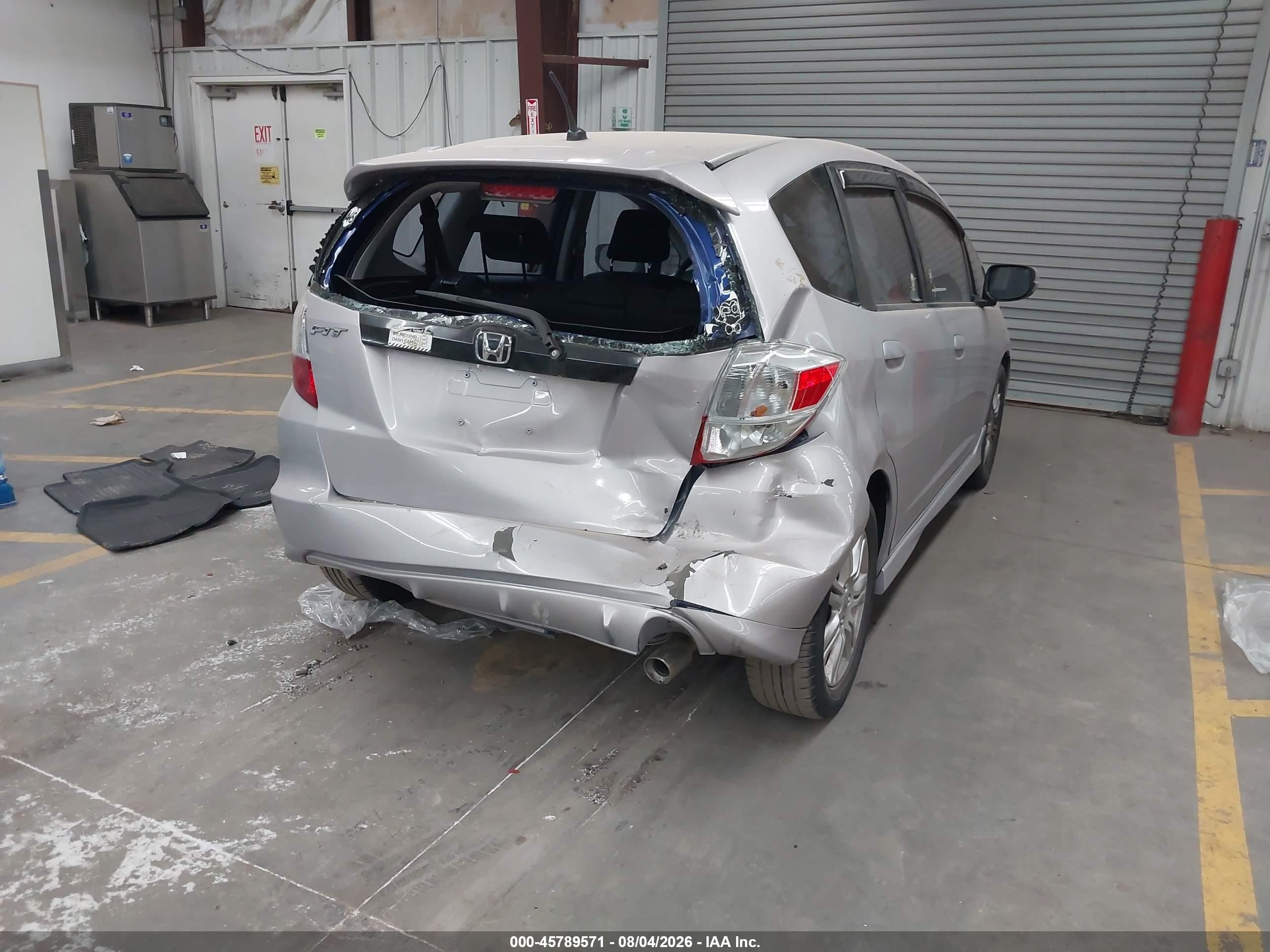 2010 Honda Fit Sport Pewter vin: JHMGE8G45AS027741