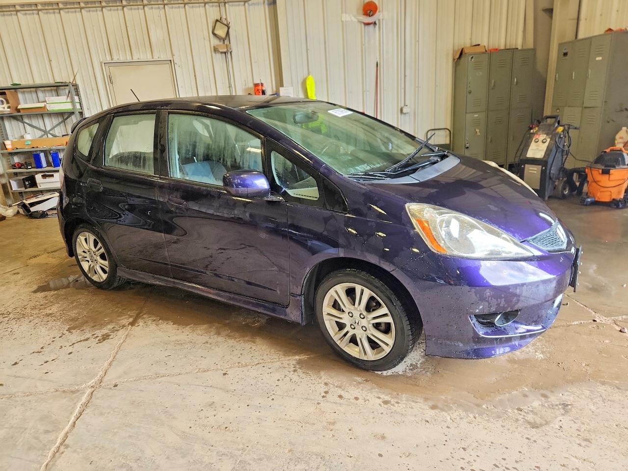 2010 Honda Fit Sport Blue vin: JHMGE8G46AC032506