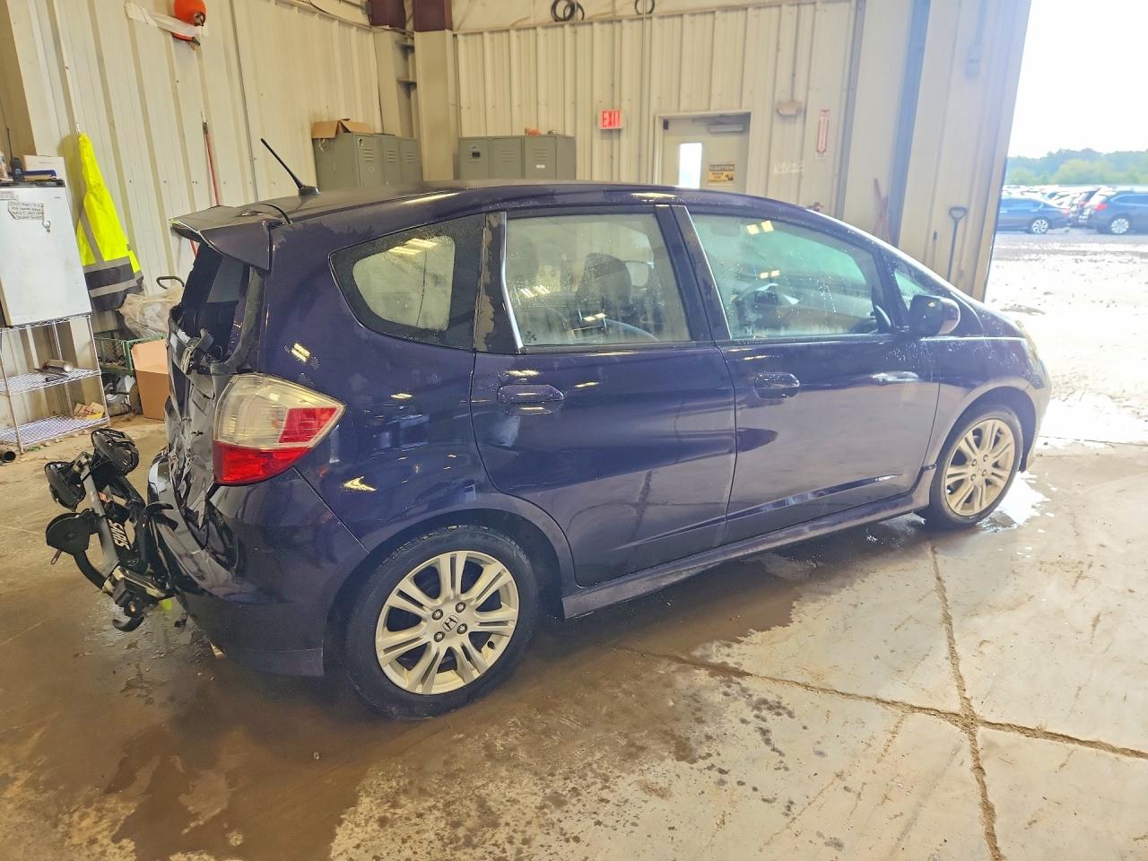 2010 Honda Fit Sport Blue vin: JHMGE8G46AC032506