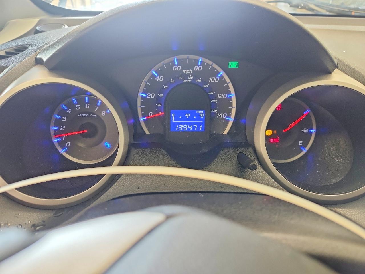 2010 Honda Fit Sport Blue vin: JHMGE8G46AC032506