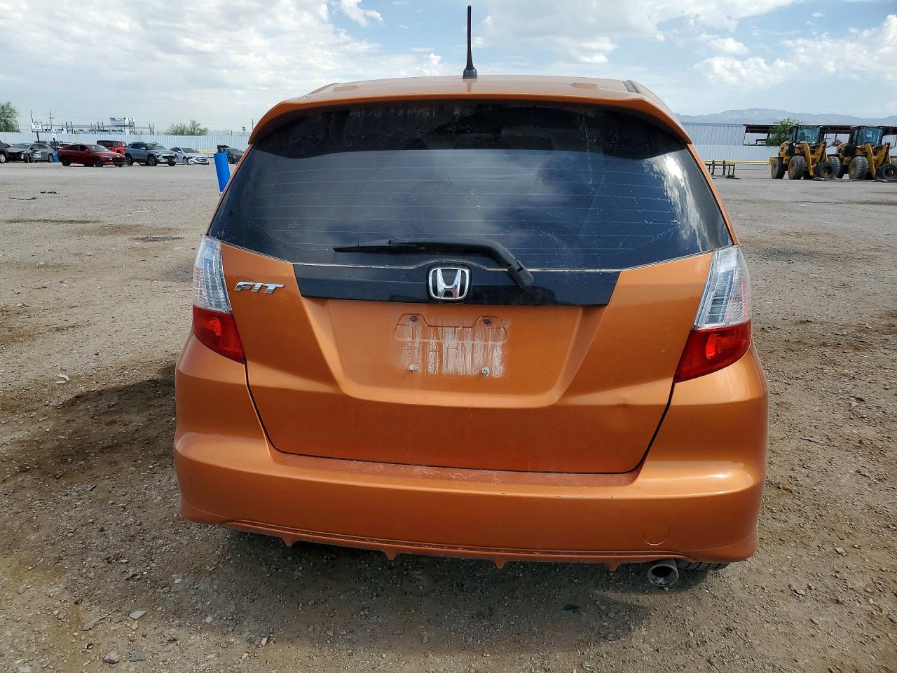 2010 Honda Fit Sport Оранжевый vin: JHMGE8G47AC022759