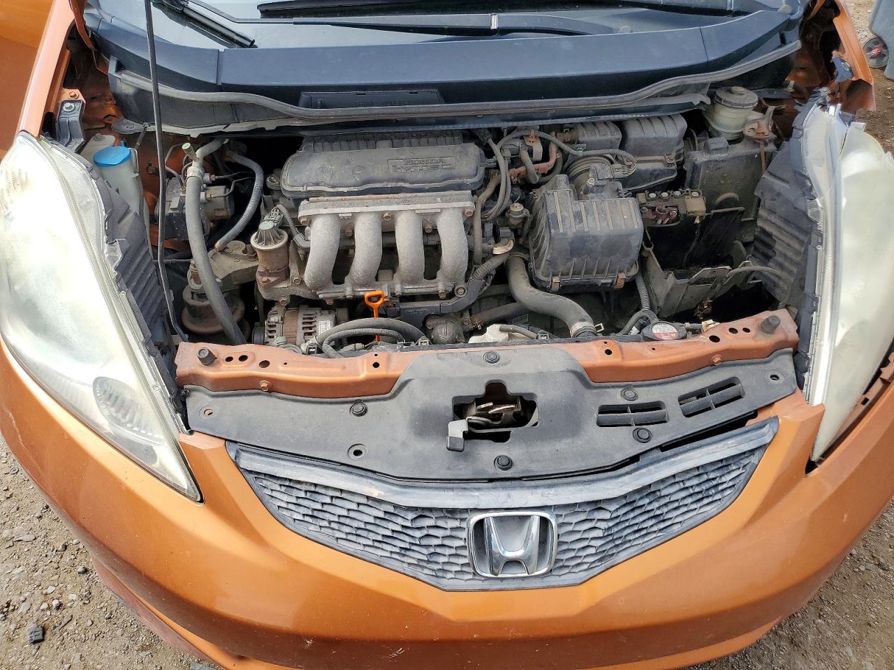 2010 Honda Fit Sport Оранжевый vin: JHMGE8G47AC022759