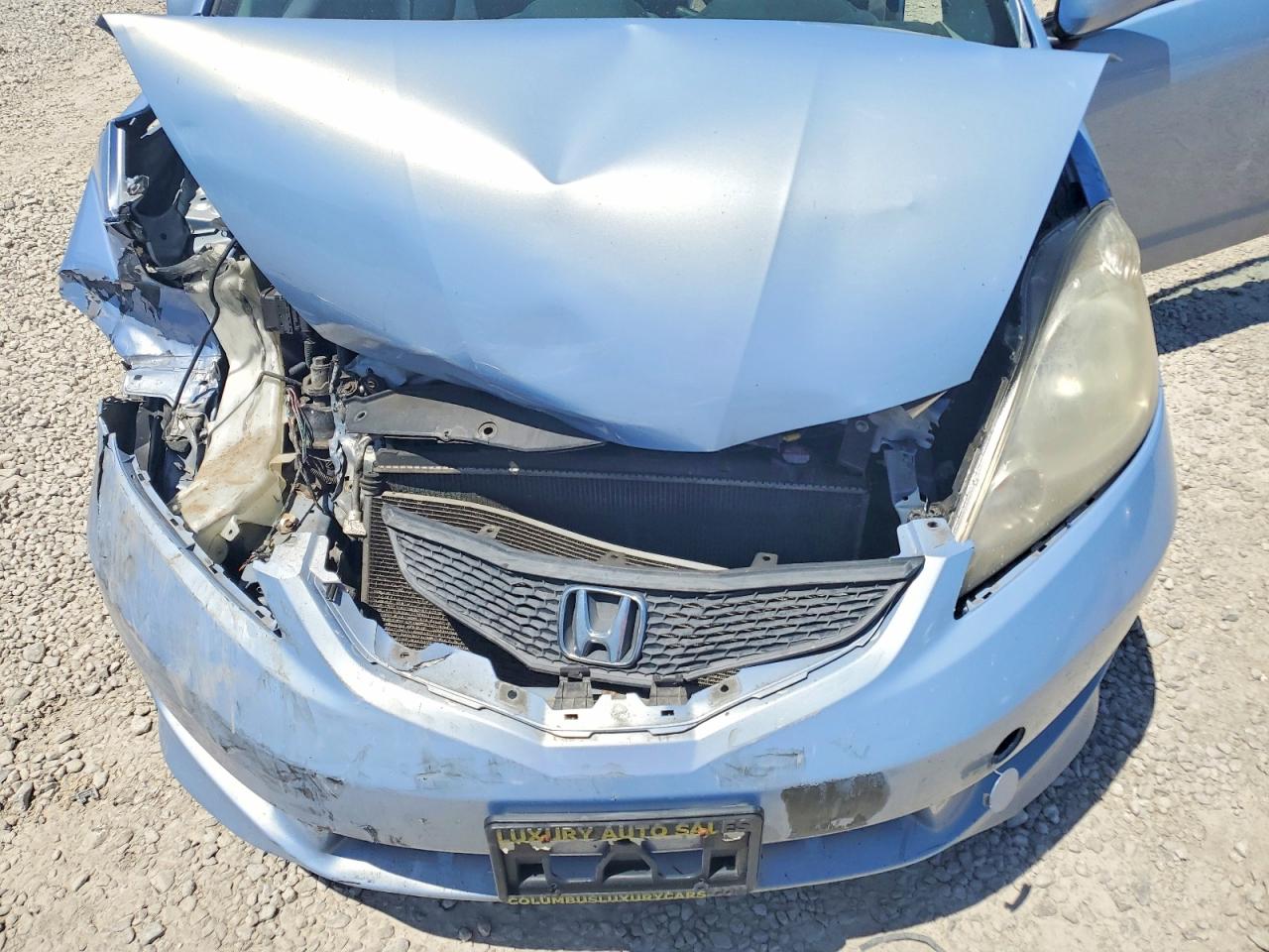 2010 Honda Fit Sport Blue vin: JHMGE8G47AC037486