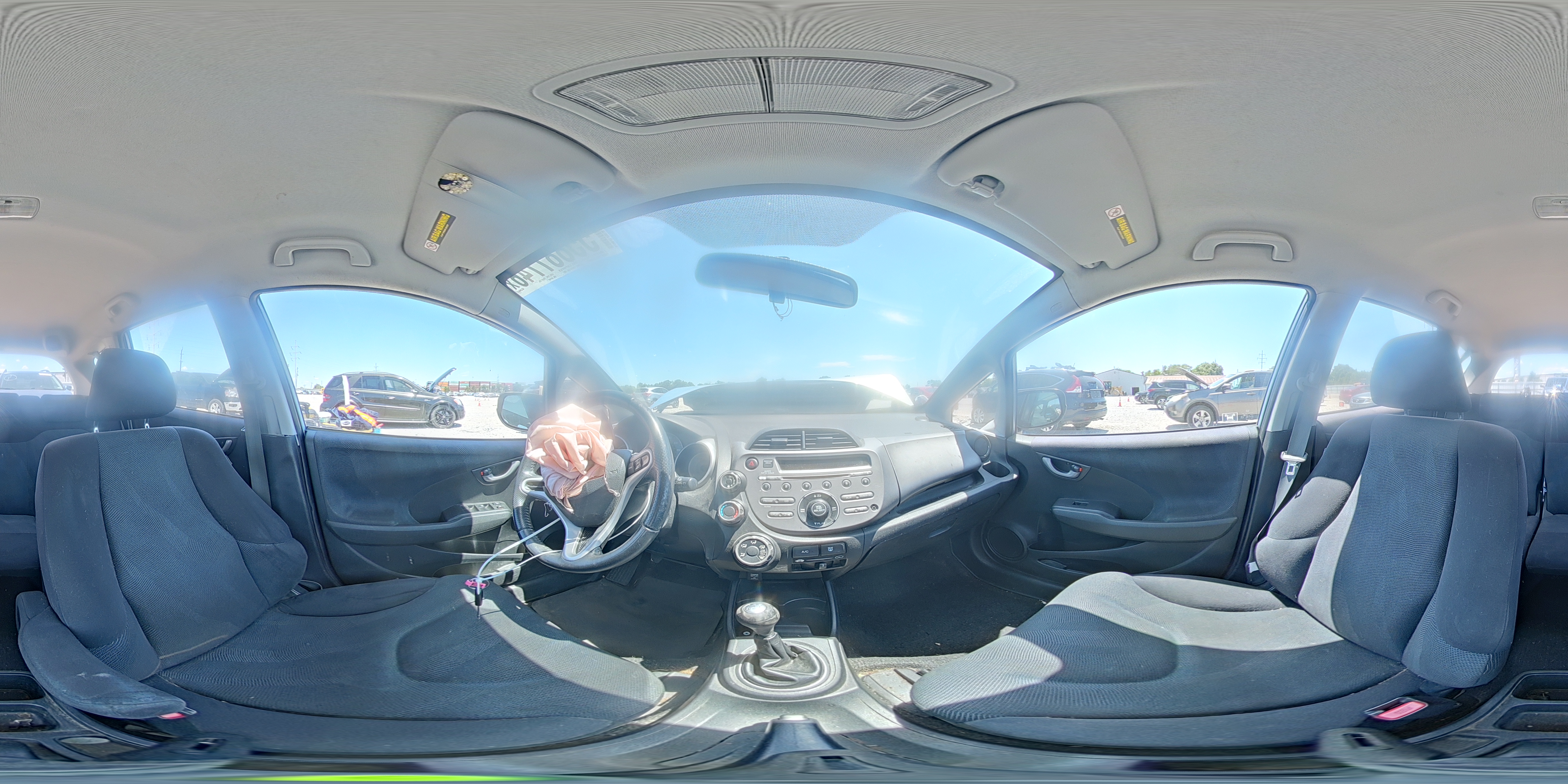 2010 Honda Fit Sport Blue vin: JHMGE8G47AC037486