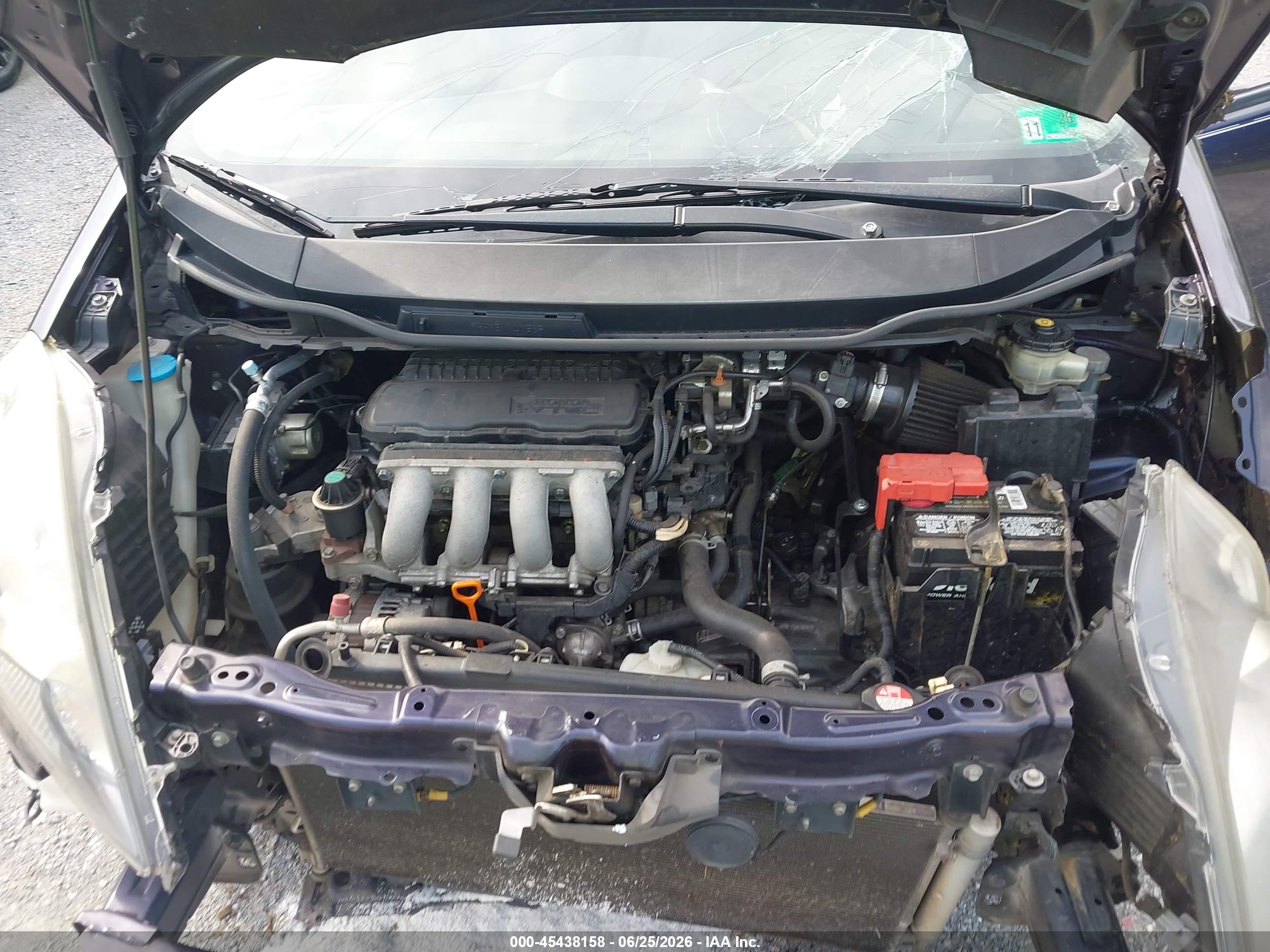 2010 Honda Fit Sport Blue vin: JHMGE8G48AS006818