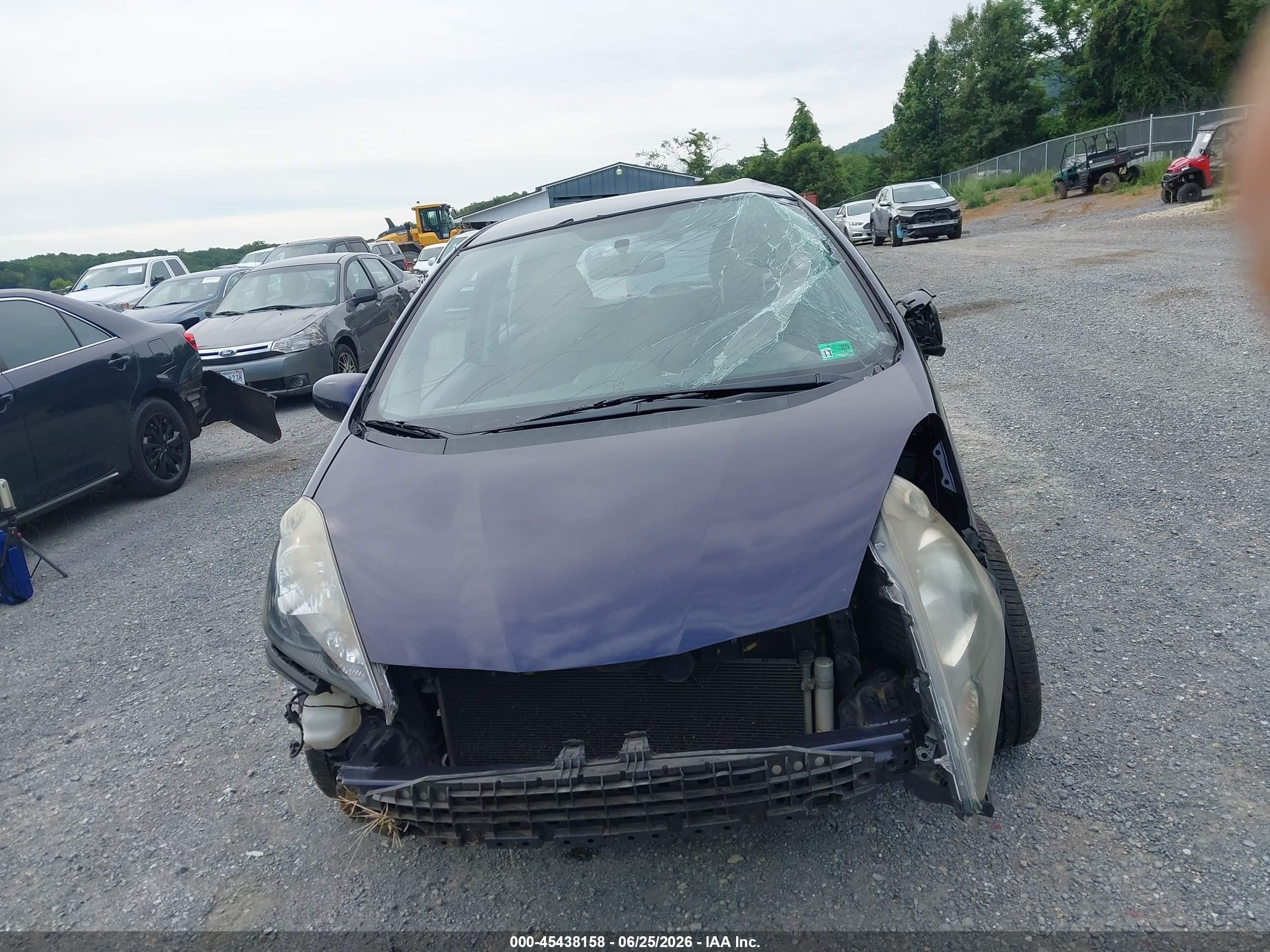 2010 Honda Fit Sport Blue vin: JHMGE8G48AS006818