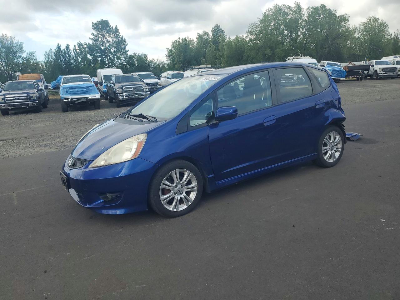 2010 Honda Fit Sport Blue vin: JHMGE8G48AS028088