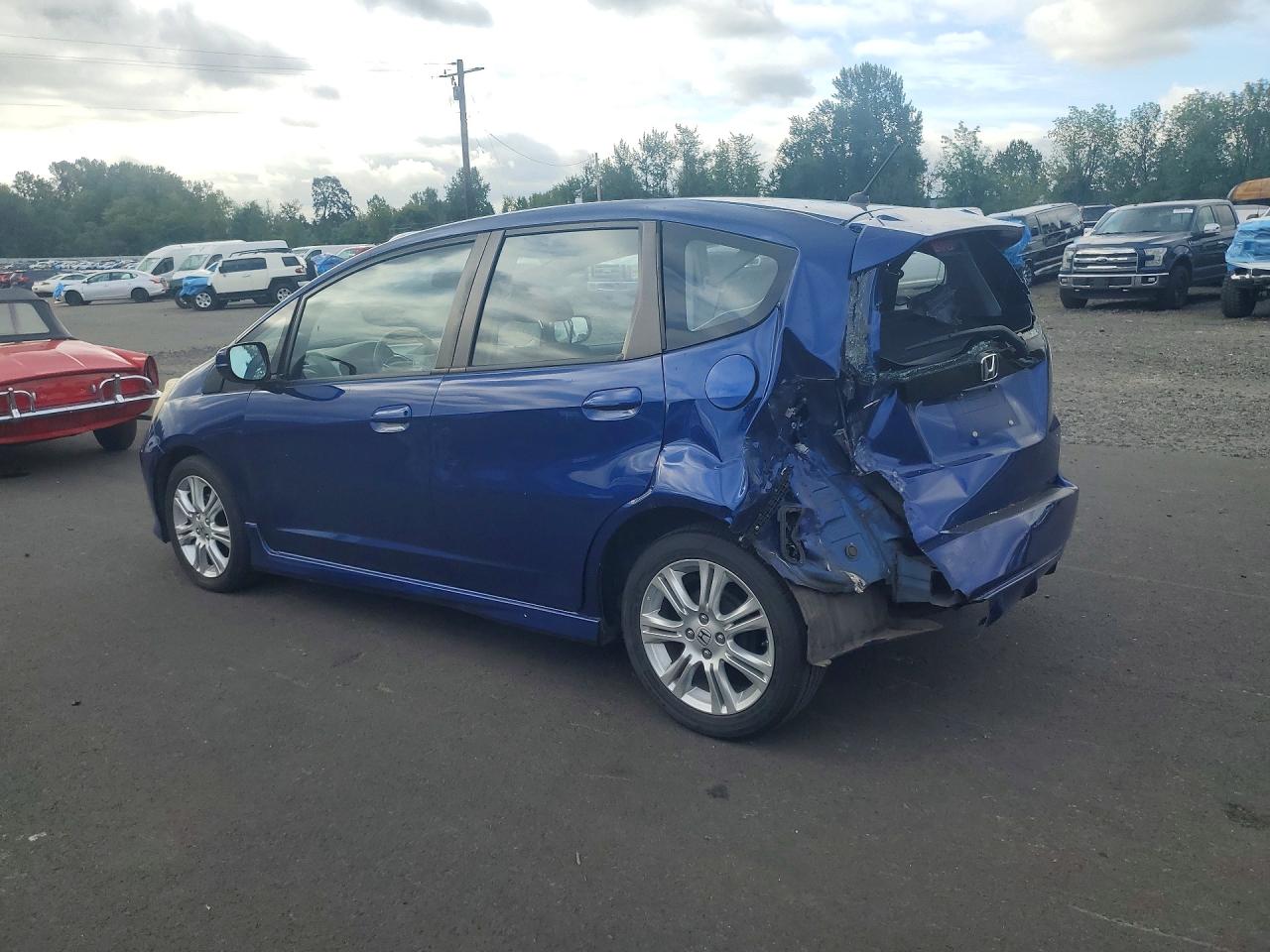 2010 Honda Fit Sport Синий vin: JHMGE8G48AS028088