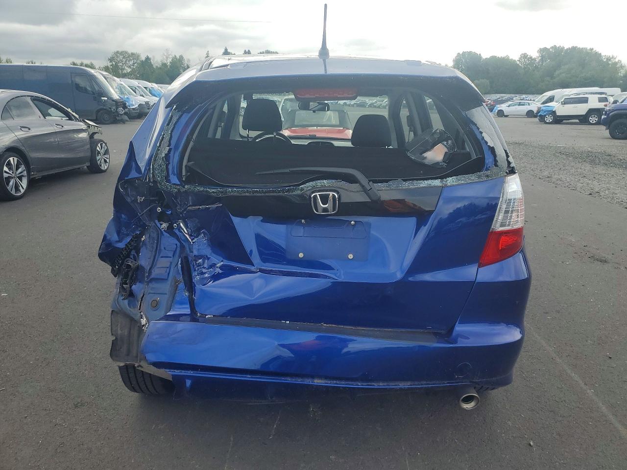 2010 Honda Fit Sport Синий vin: JHMGE8G48AS028088