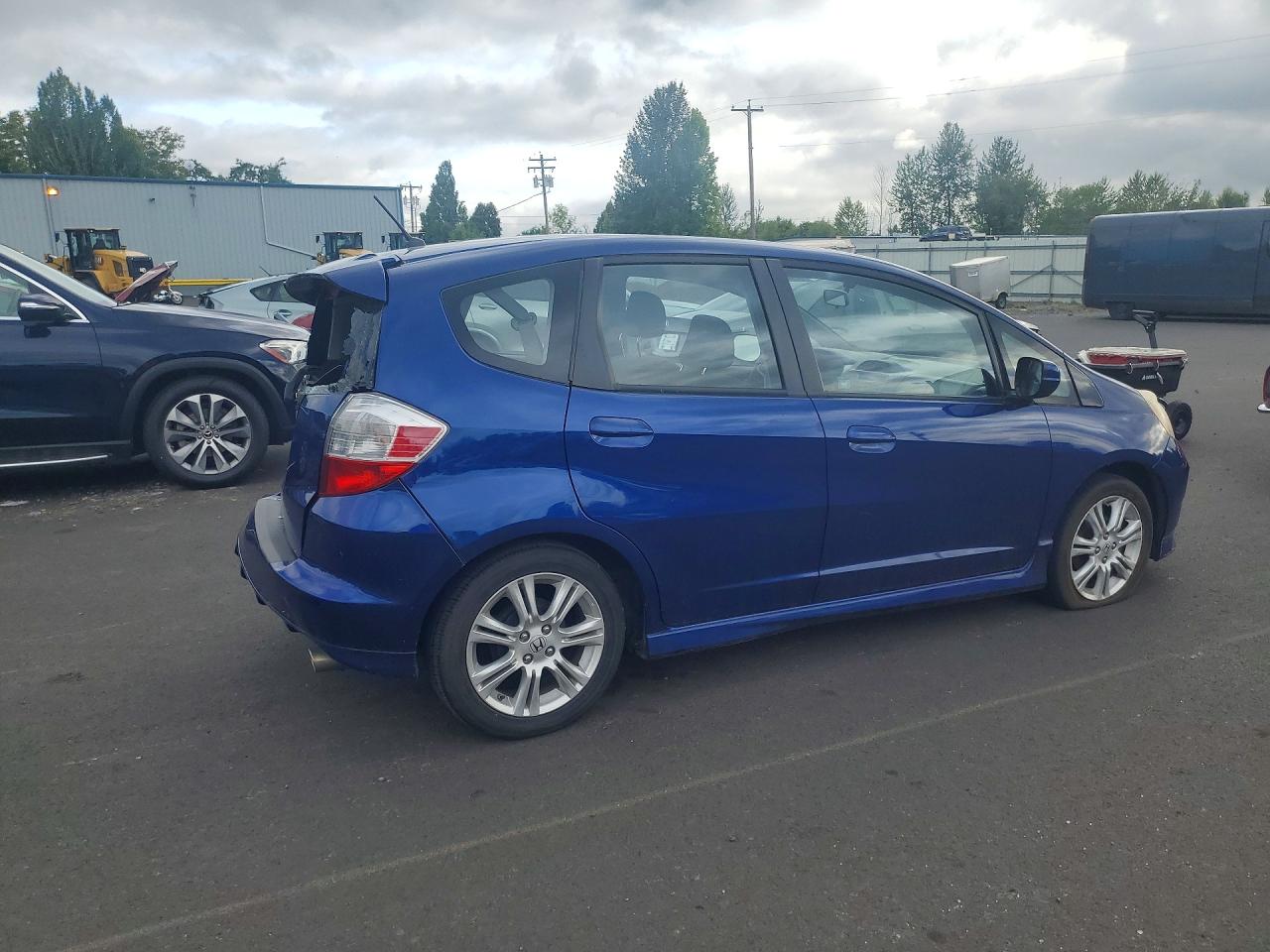 2010 Honda Fit Sport Синий vin: JHMGE8G48AS028088