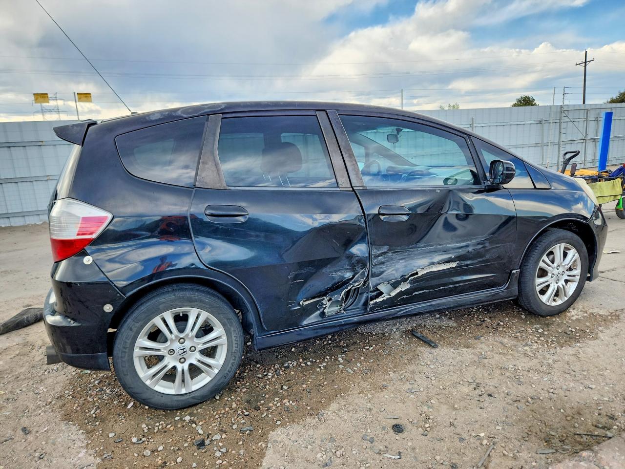 2010 Honda Fit Sport Black vin: JHMGE8G49AS014765