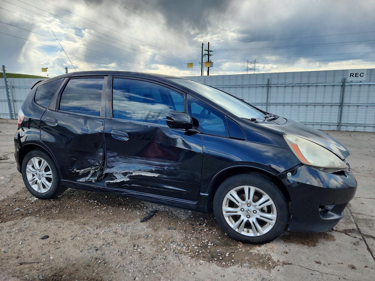 2010 Honda Fit Sport Black vin: JHMGE8G49AS014765
