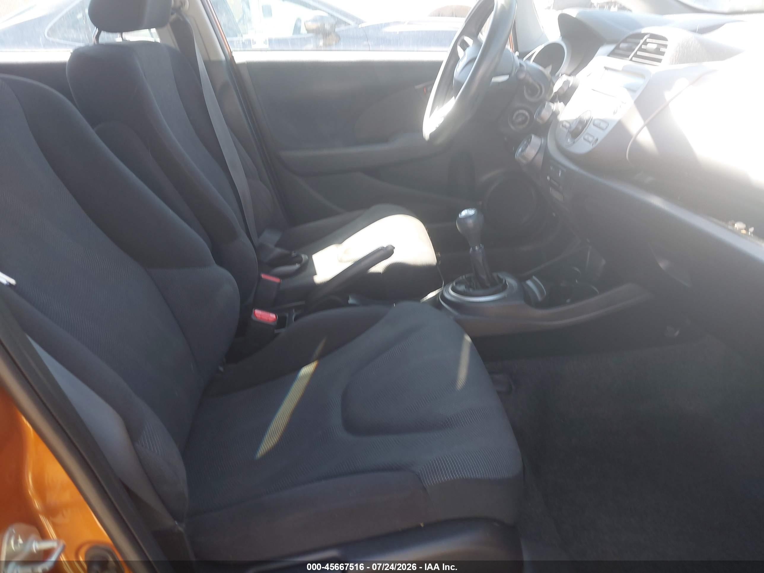 2010 Honda Fit Sport Orange vin: JHMGE8G49AS014815