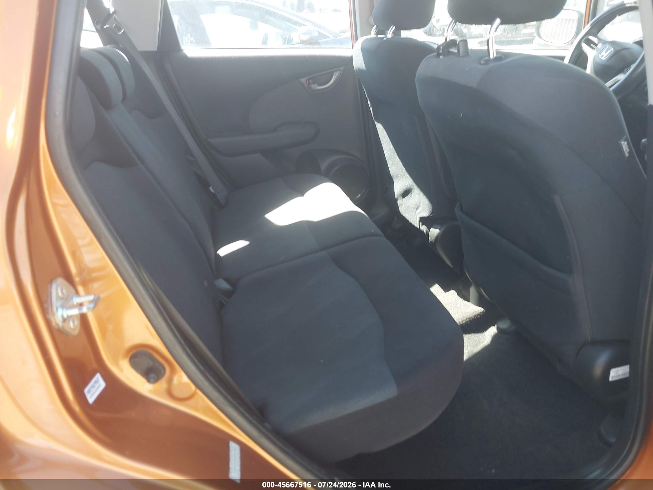 2010 Honda Fit Sport Orange vin: JHMGE8G49AS014815