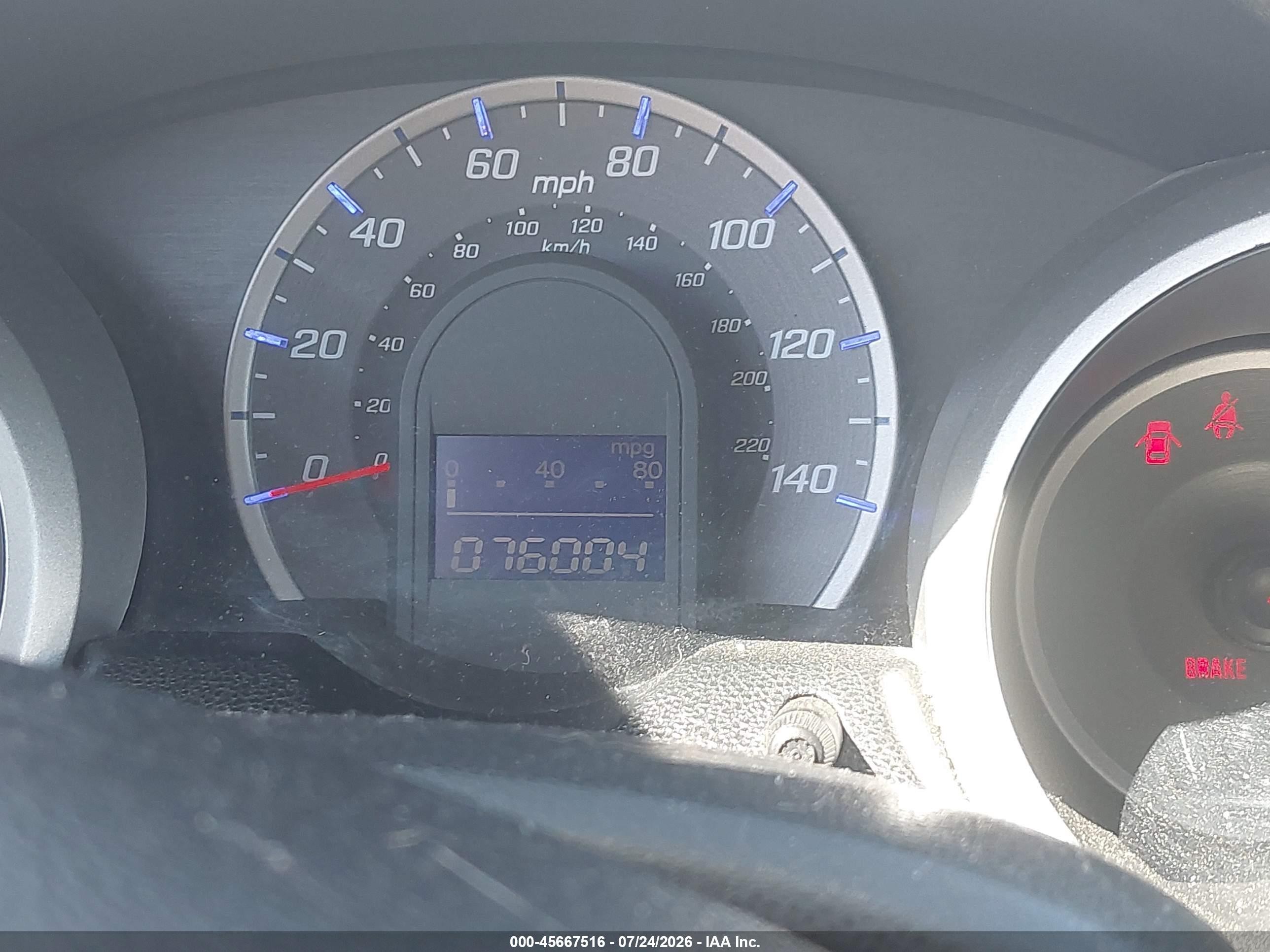 2010 Honda Fit Sport Orange vin: JHMGE8G49AS014815