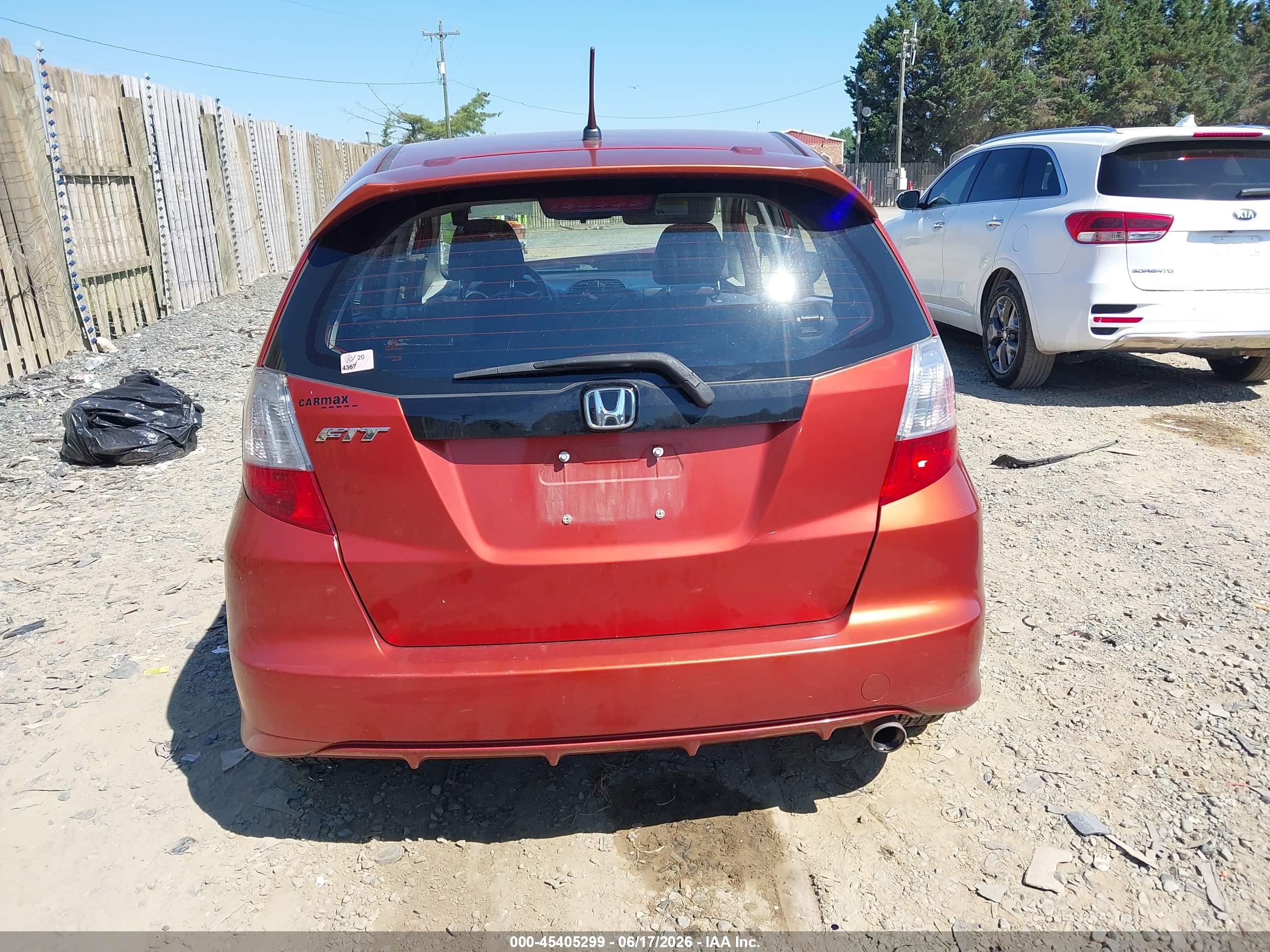 2012 Honda Fit Sport Orange vin: JHMGE8G50CC010724