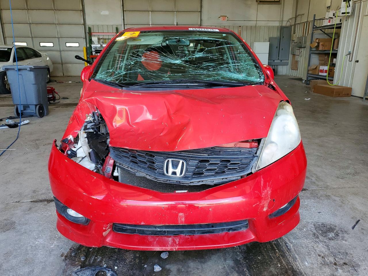 2012 Honda Fit Sport Red vin: JHMGE8G50CS000636