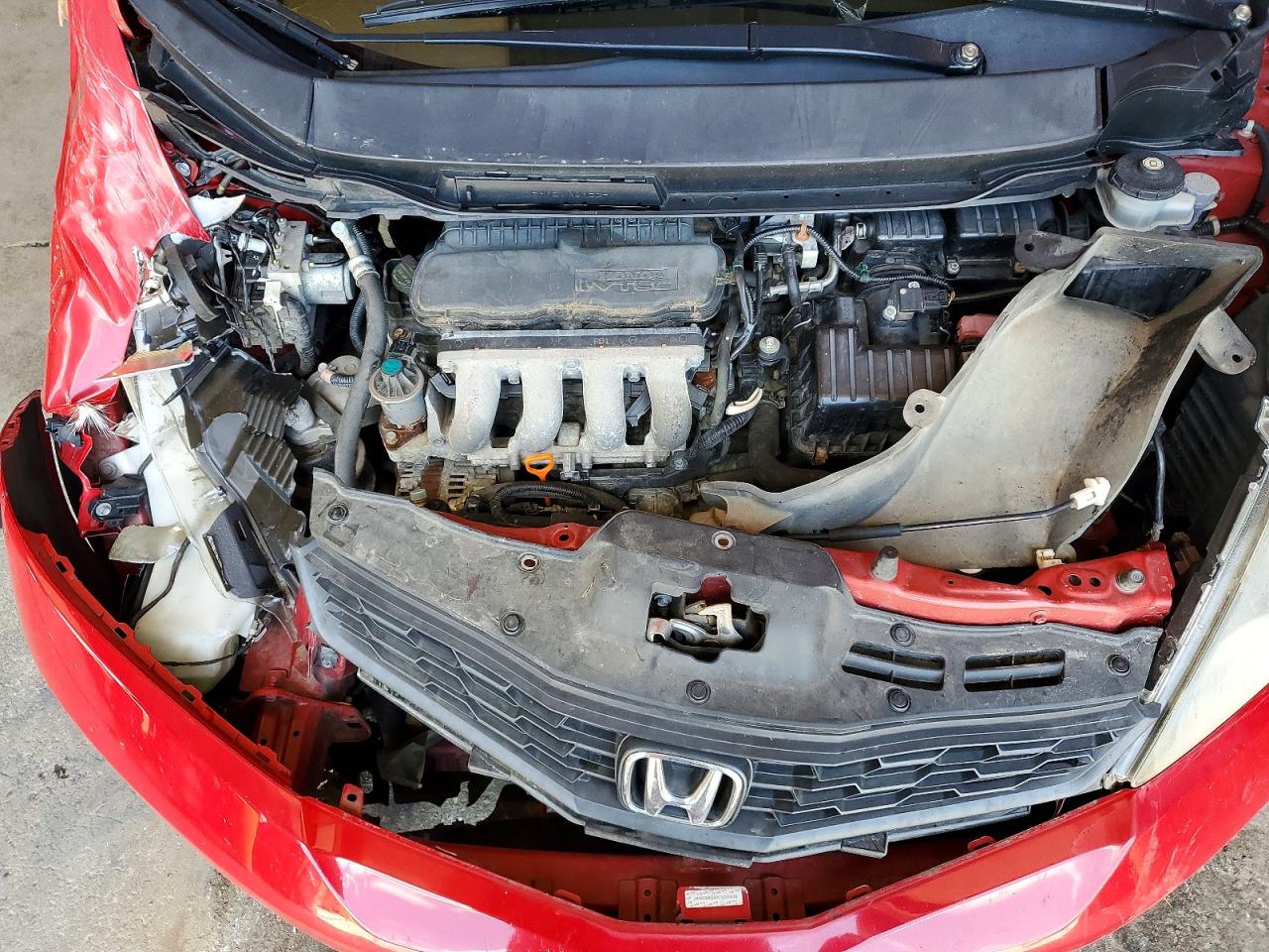 2012 Honda Fit Sport Red vin: JHMGE8G50CS000636