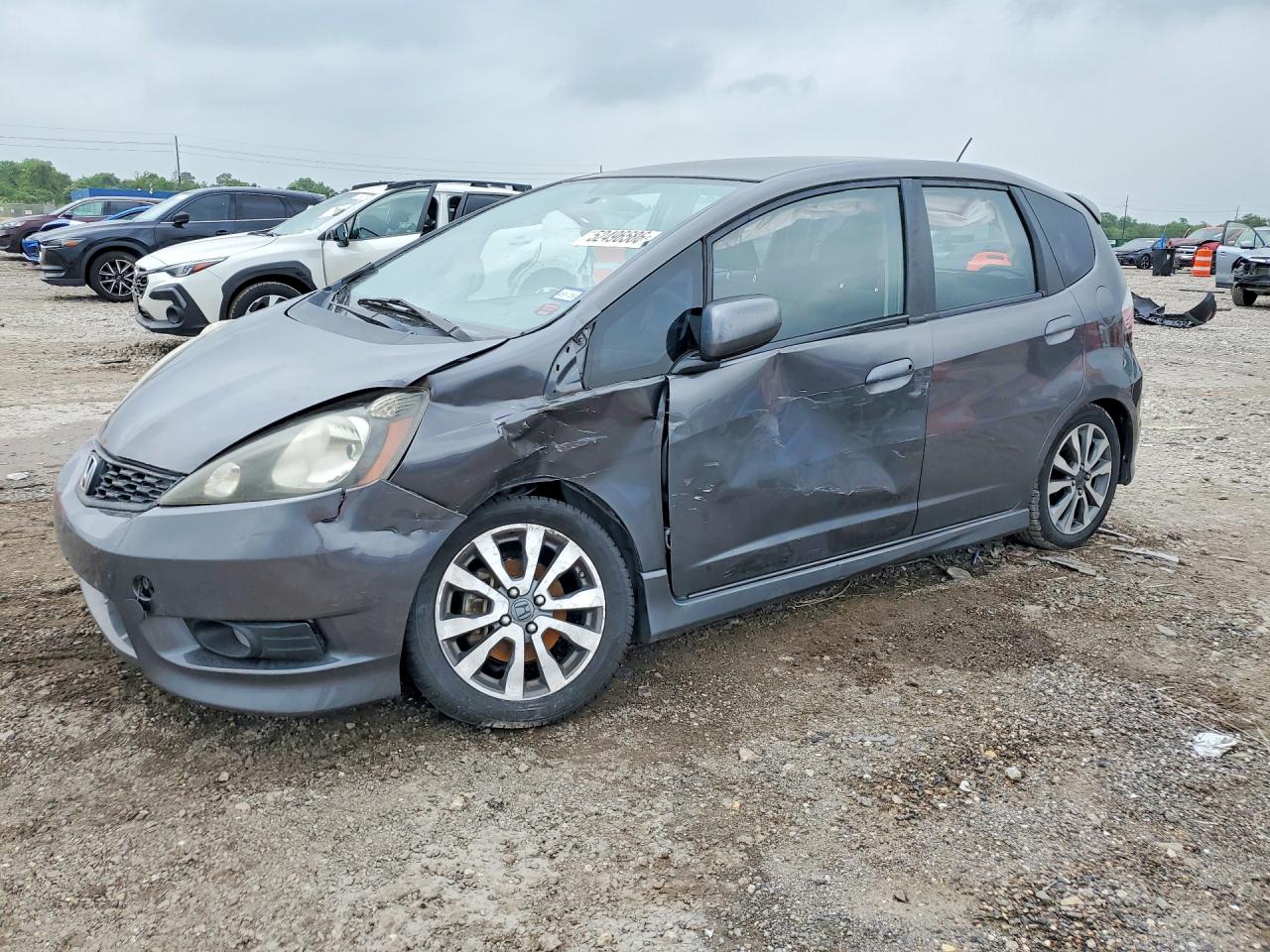 2013 Honda Fit Sport Gray vin: JHMGE8G50DC035074