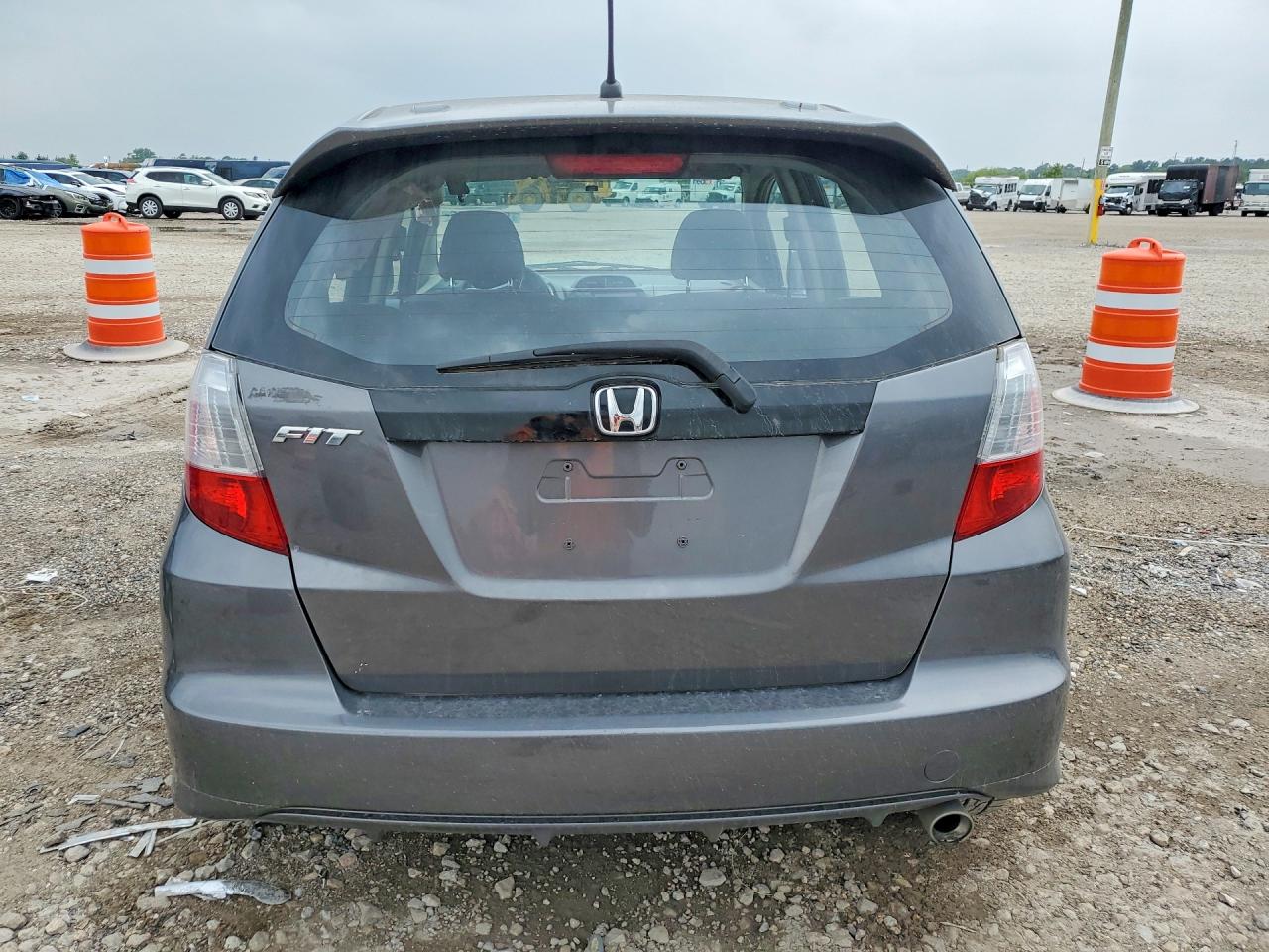 2013 Honda Fit Sport Gray vin: JHMGE8G50DC035074