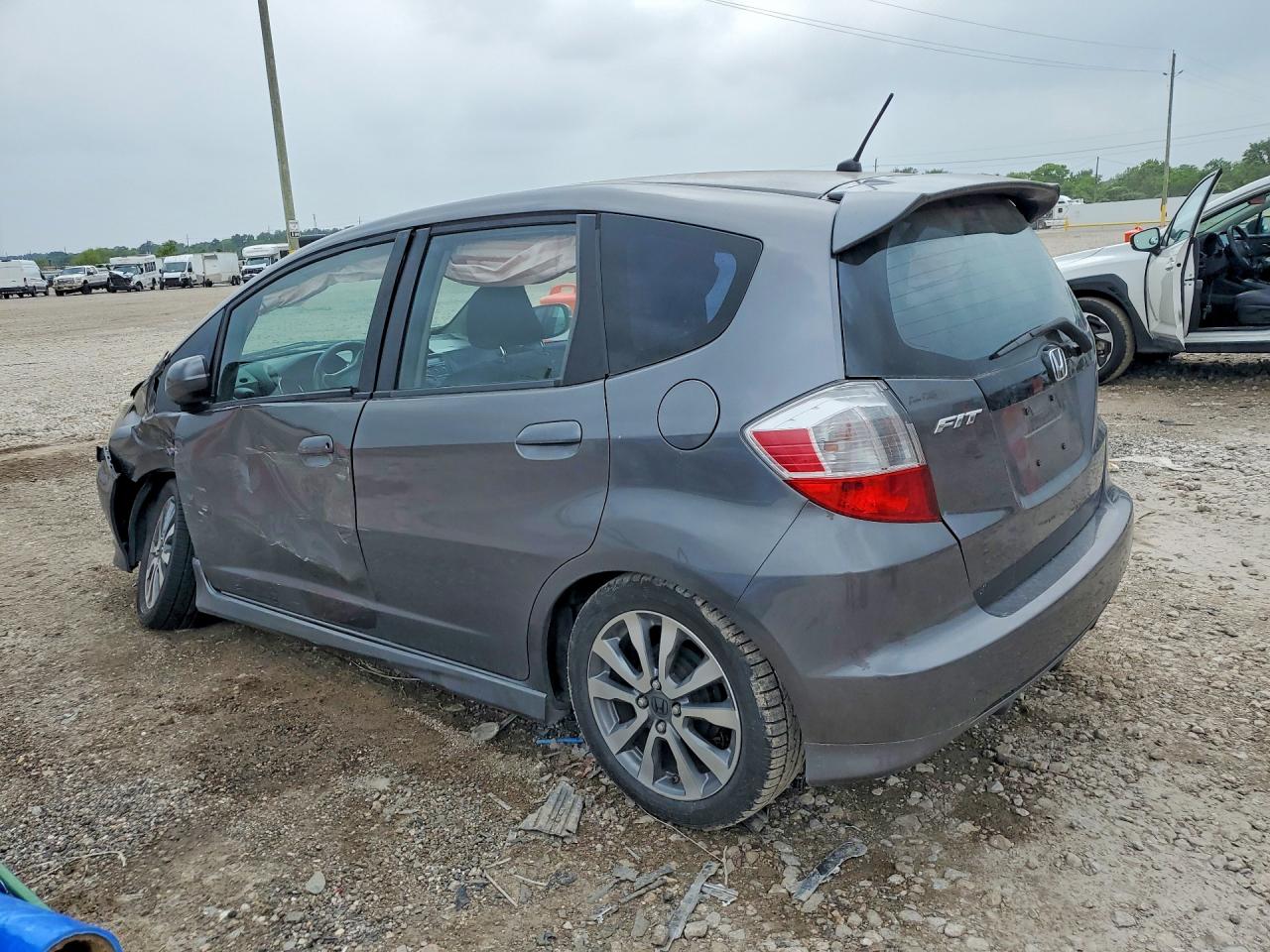 2013 Honda Fit Sport Gray vin: JHMGE8G50DC035074