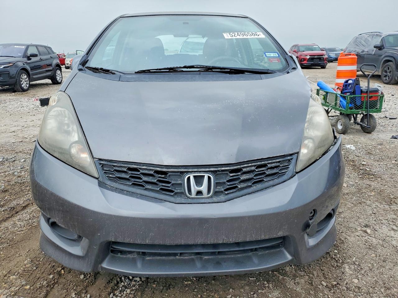 2013 Honda Fit Sport Gray vin: JHMGE8G50DC035074