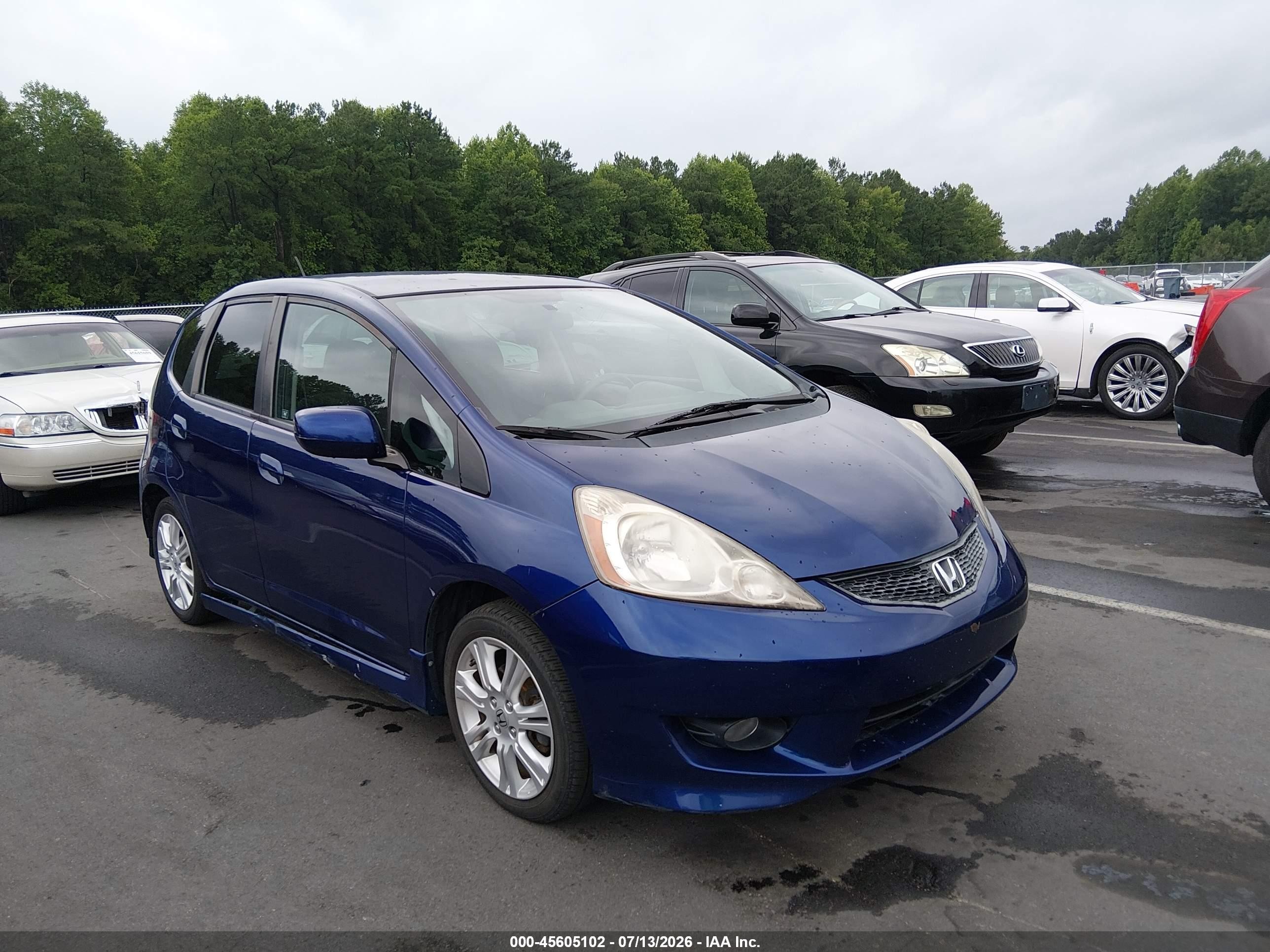 2011 Honda Fit Sport Blue vin: JHMGE8G51BC021942