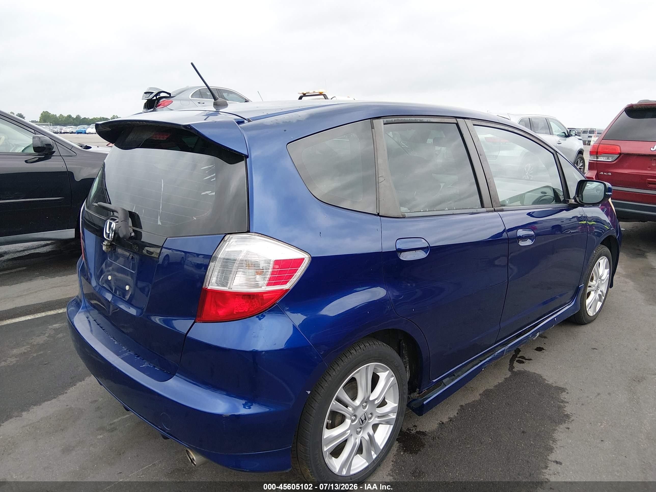 2011 Honda Fit Sport Blue vin: JHMGE8G51BC021942