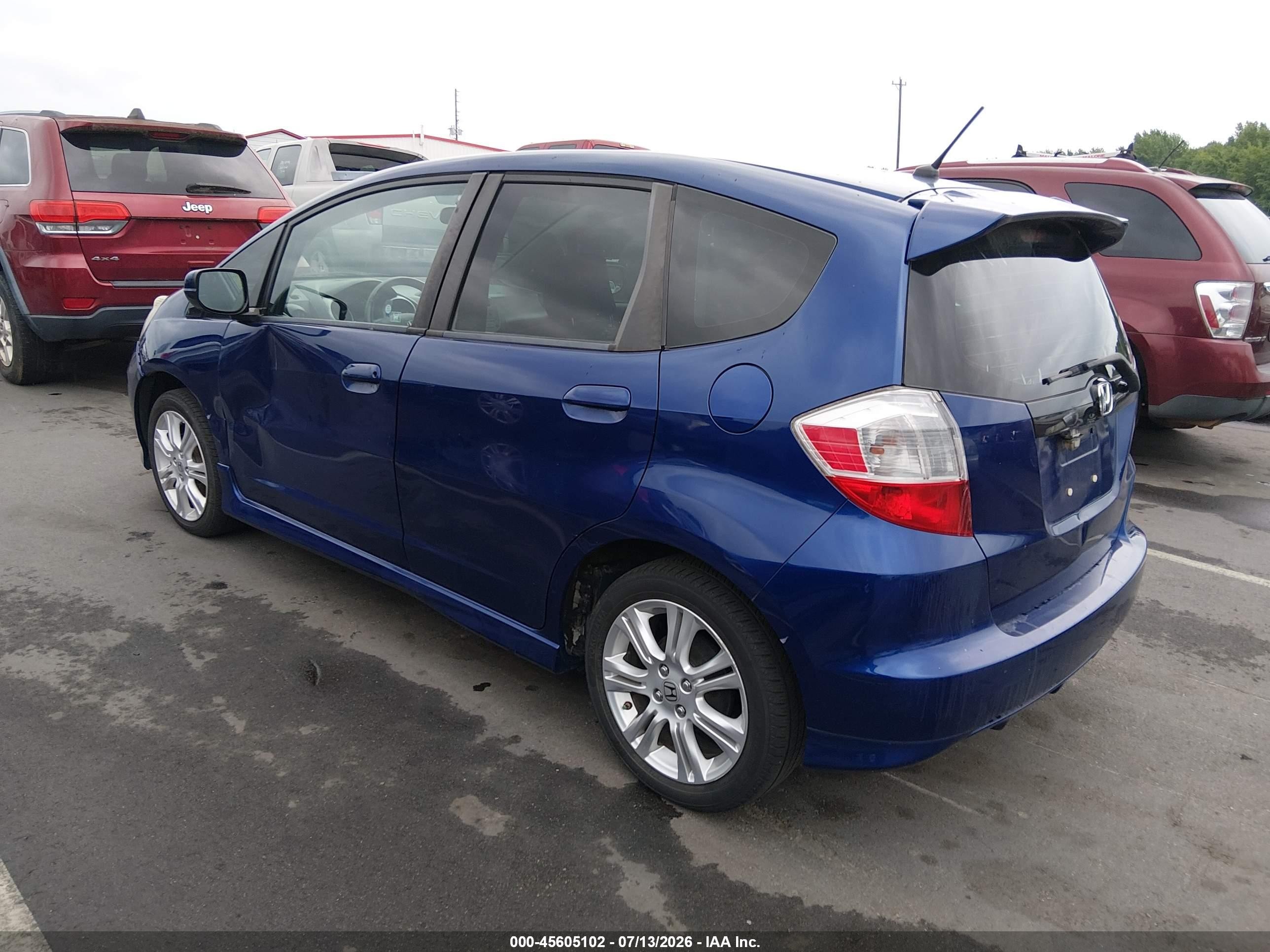 2011 Honda Fit Sport Blue vin: JHMGE8G51BC021942