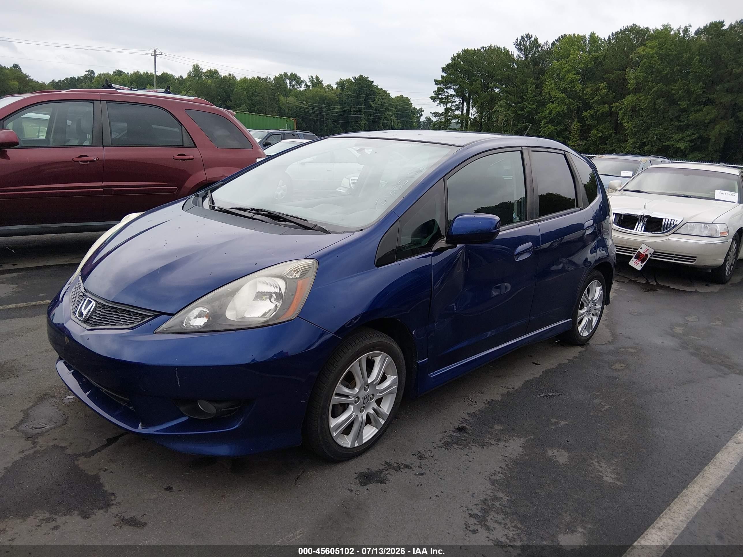 2011 Honda Fit Sport Blue vin: JHMGE8G51BC021942