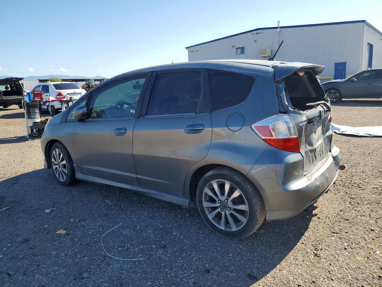 2013 Honda Fit Sport Gray vin: JHMGE8G51DC035083